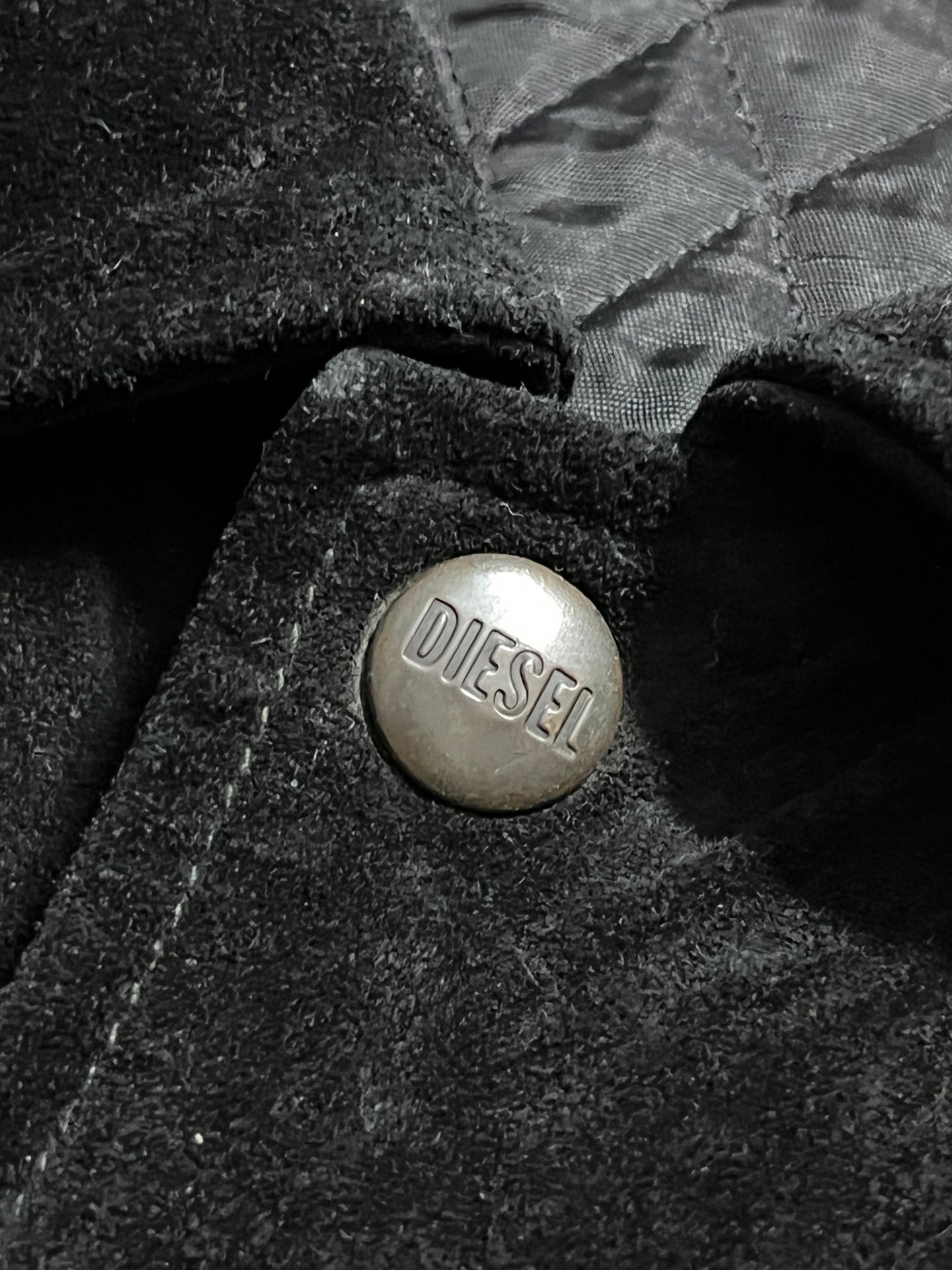 Diesel leather bomber jacket - S