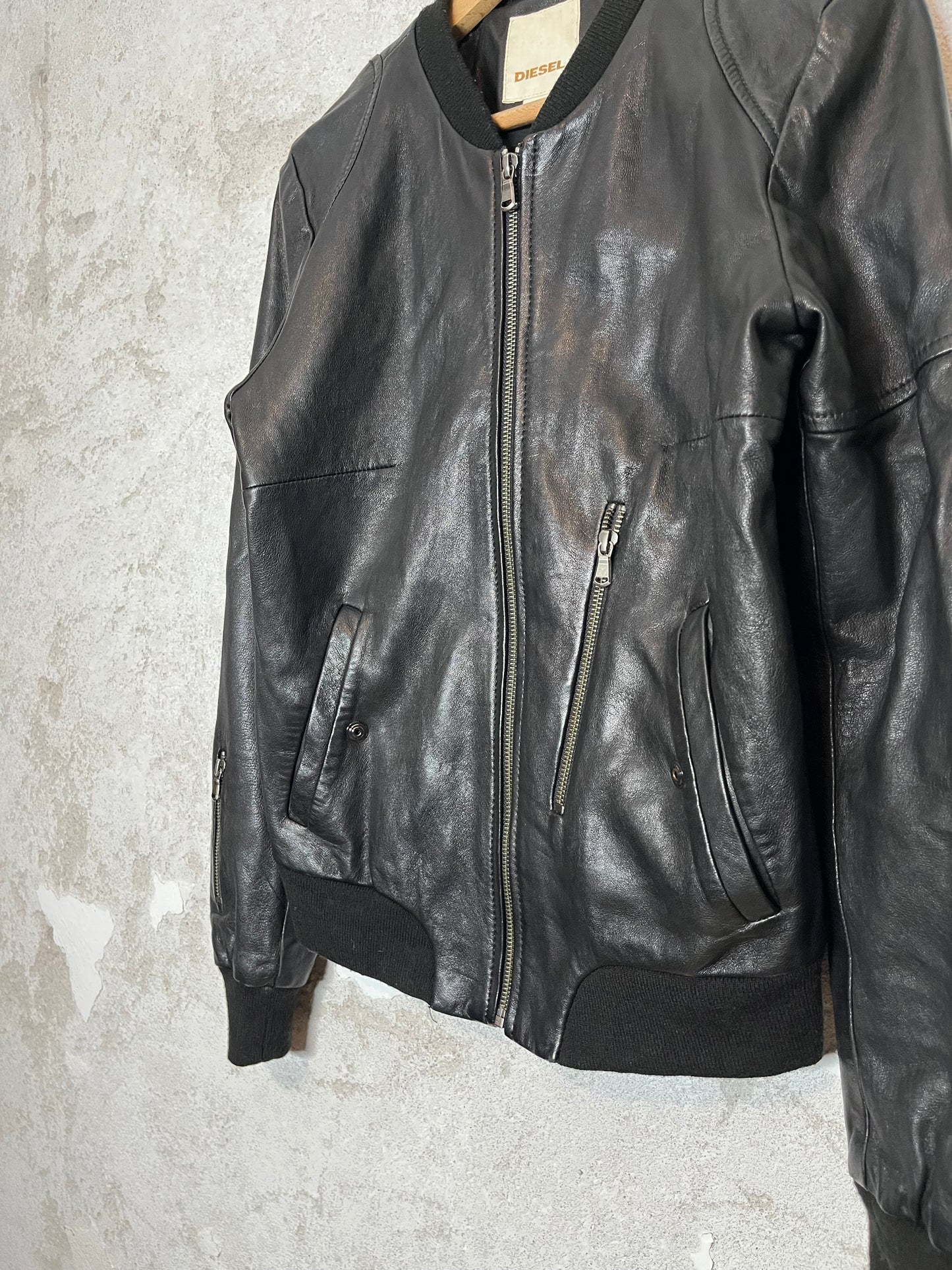 Diesel leather jacket - XS