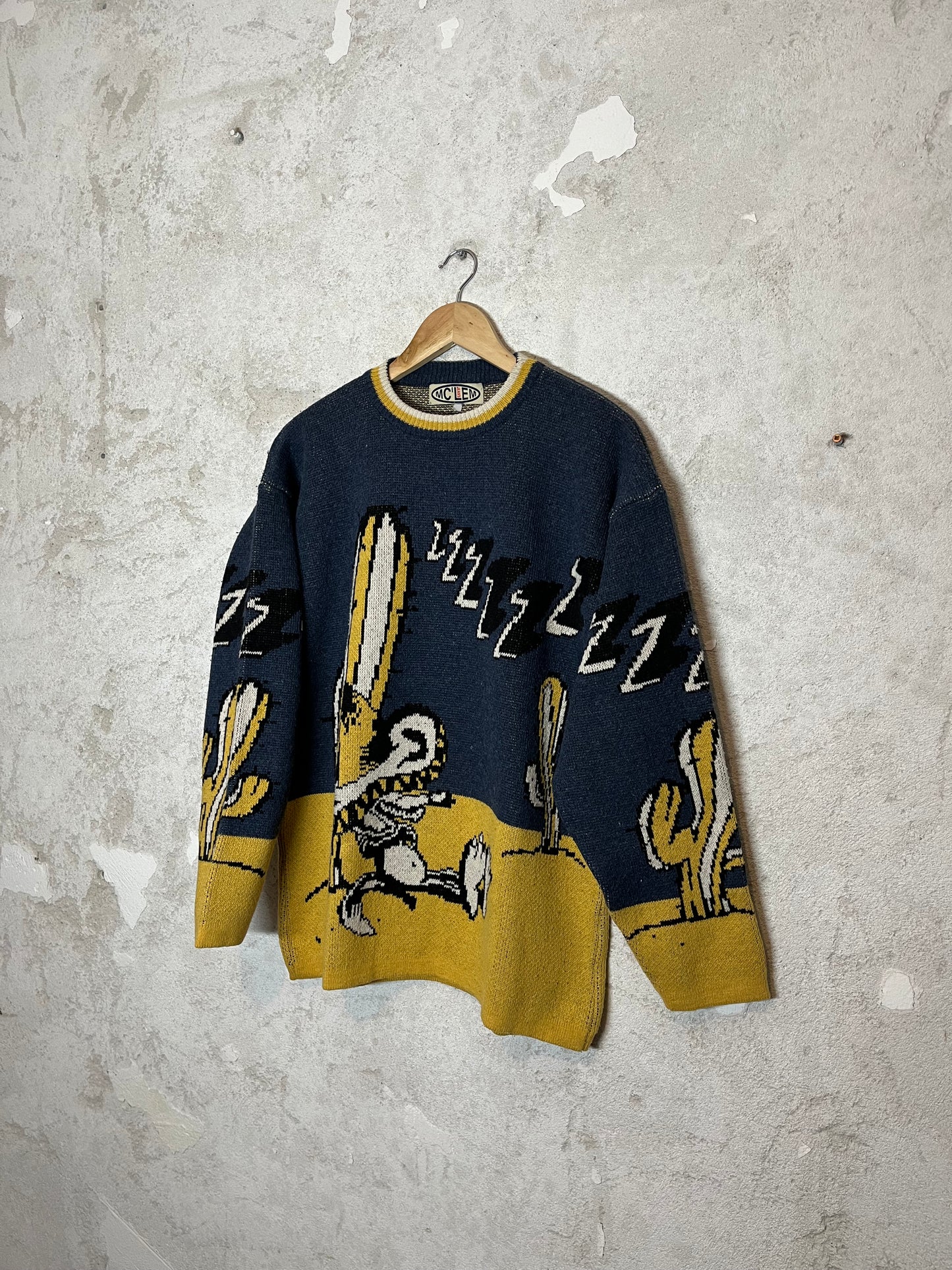 Mc'lem rare heavy knit ski snowboard sweater - M