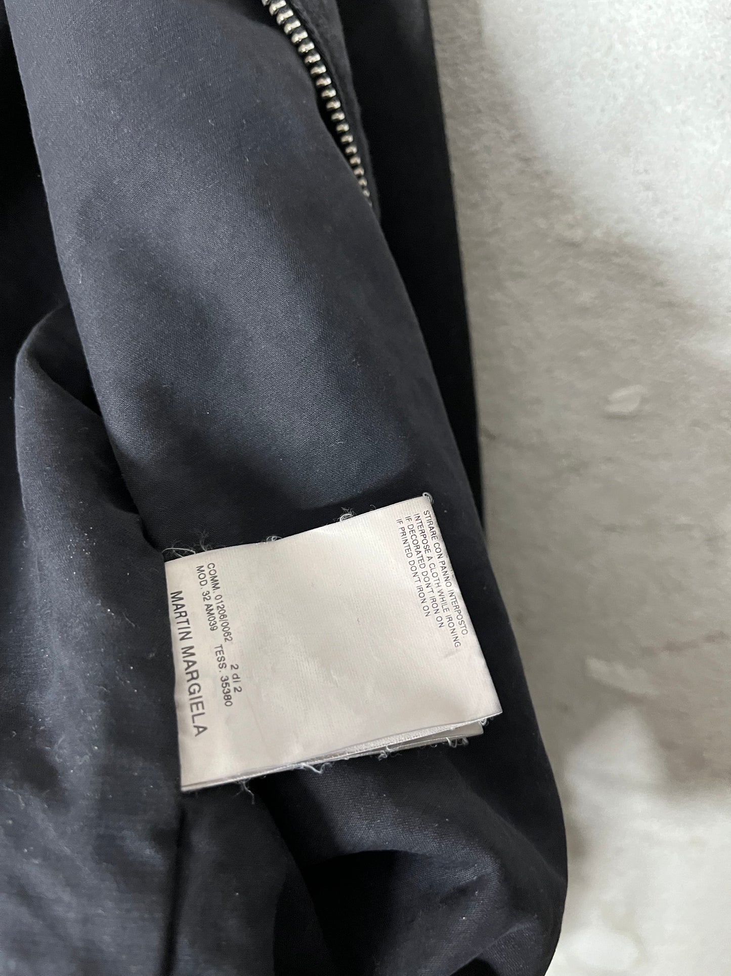 Maison Martin Margiela zipper bomber - L