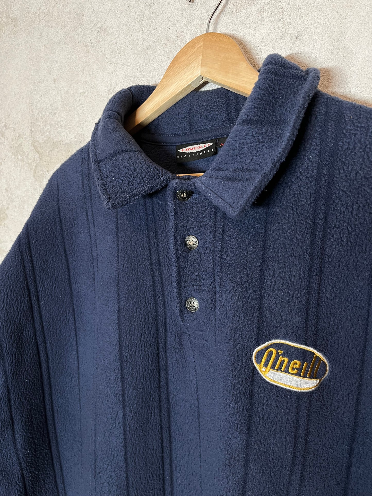 O’neill vintage fleece sweatshirt polo - M