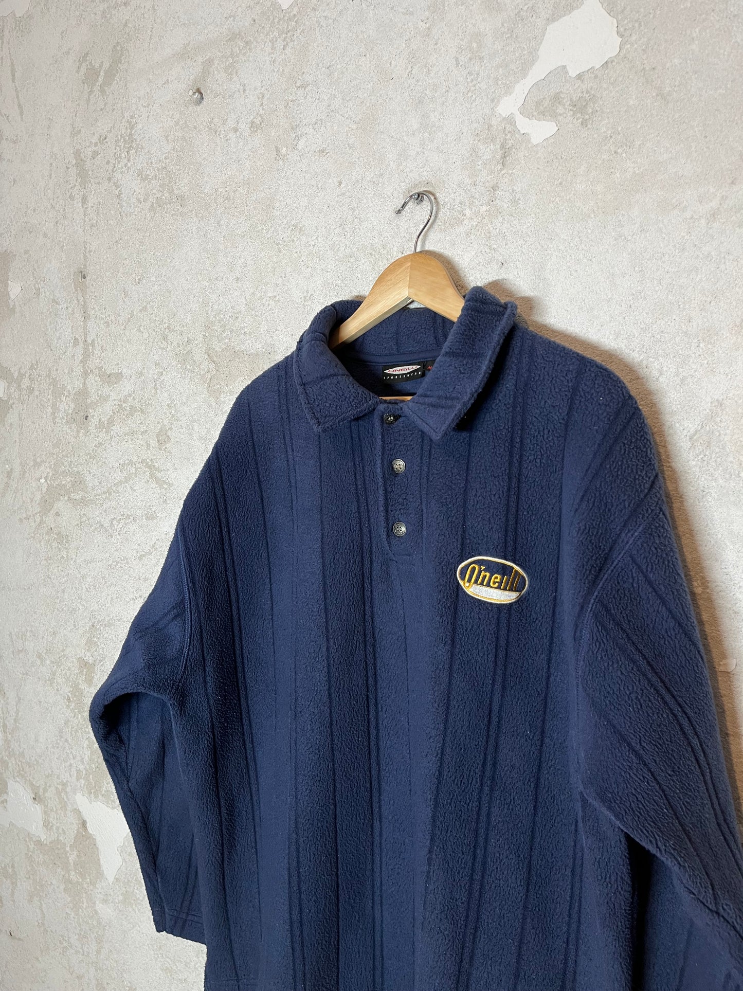 O’neill vintage fleece sweatshirt polo - M