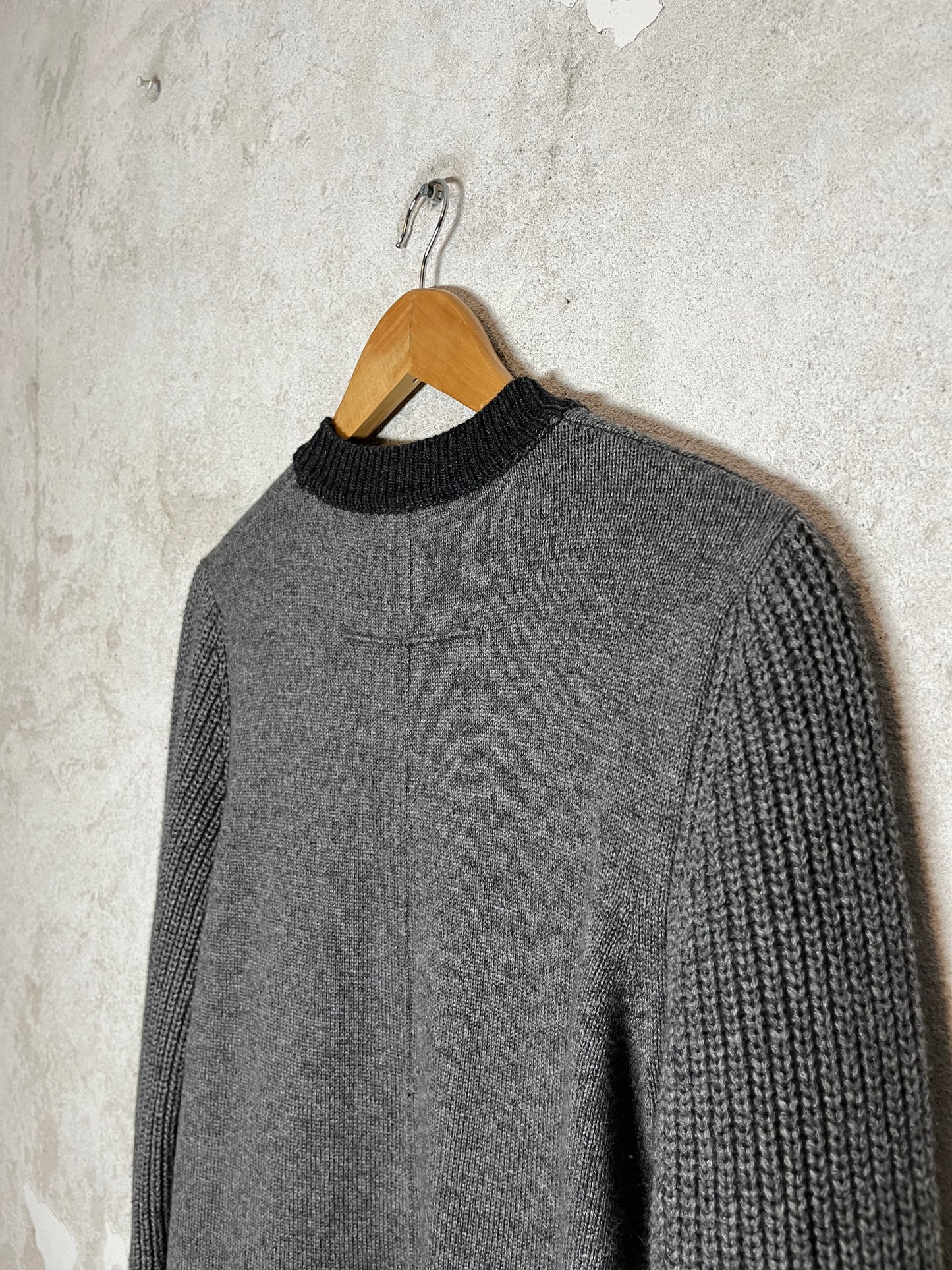 Givenchy assymetrical tuxedo sweater knit - M