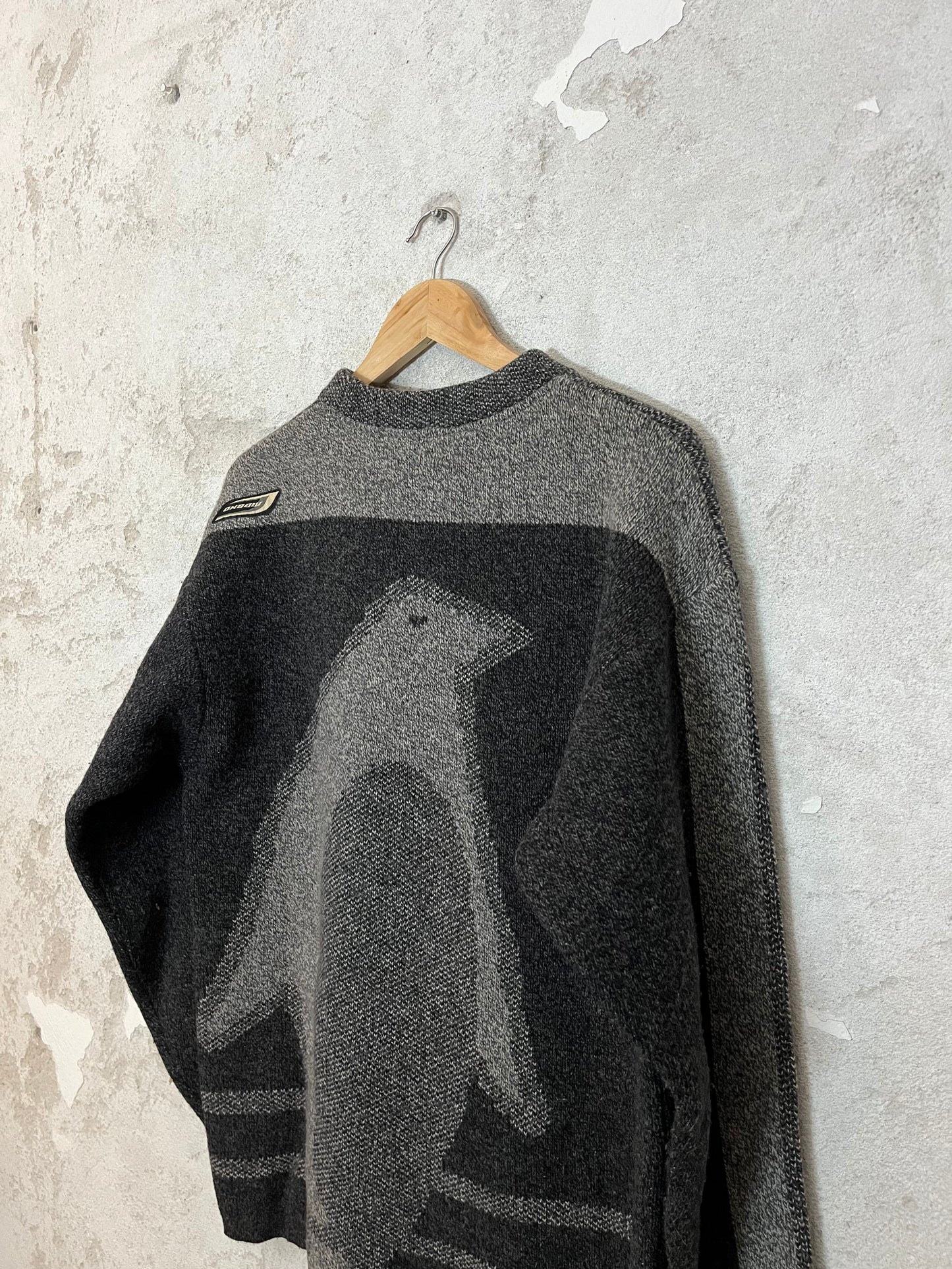 Oxbow vintage retro ski snowboard winter heavy knit sweater