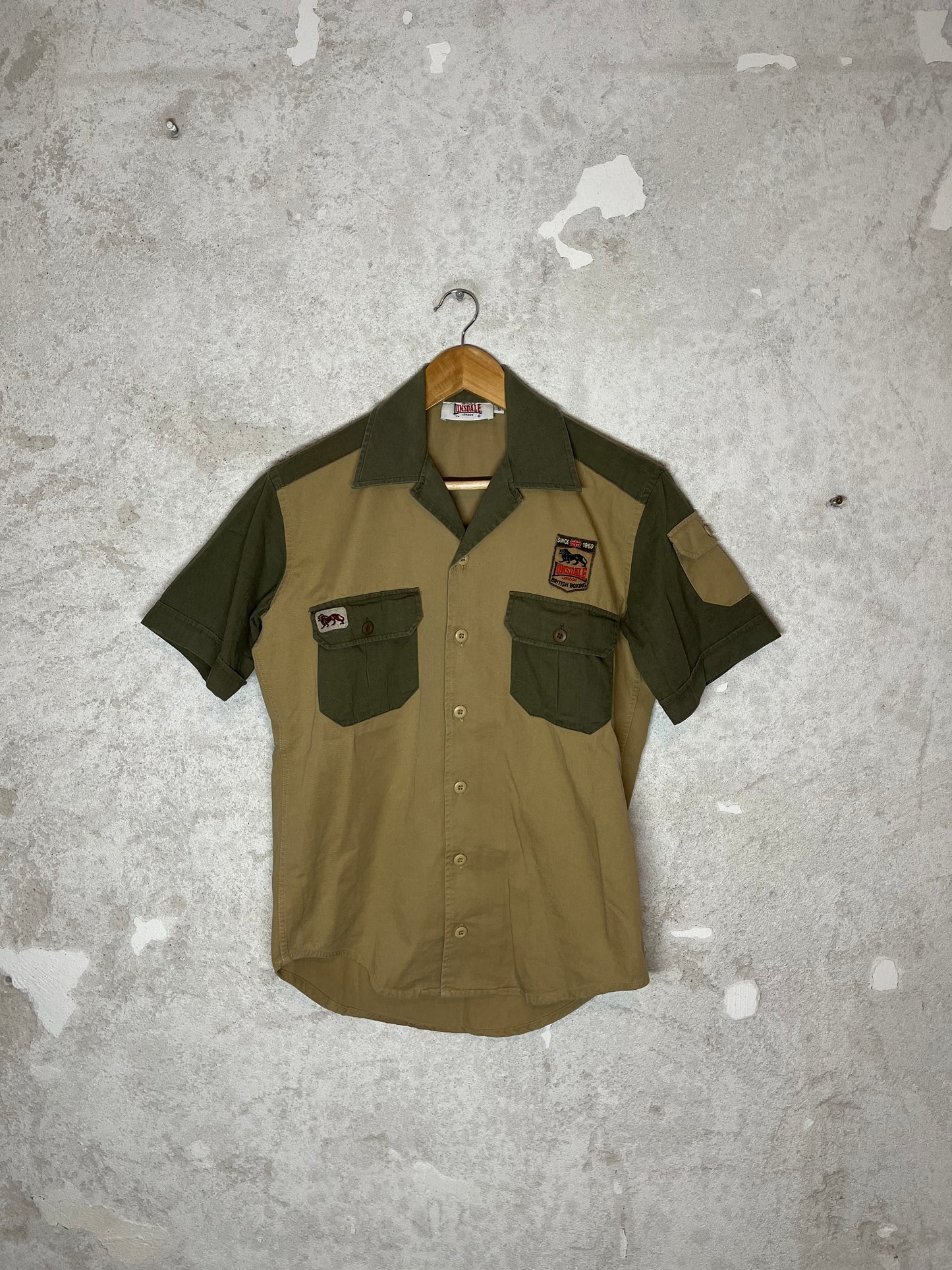 Vintage Lonsdale military polo top - S