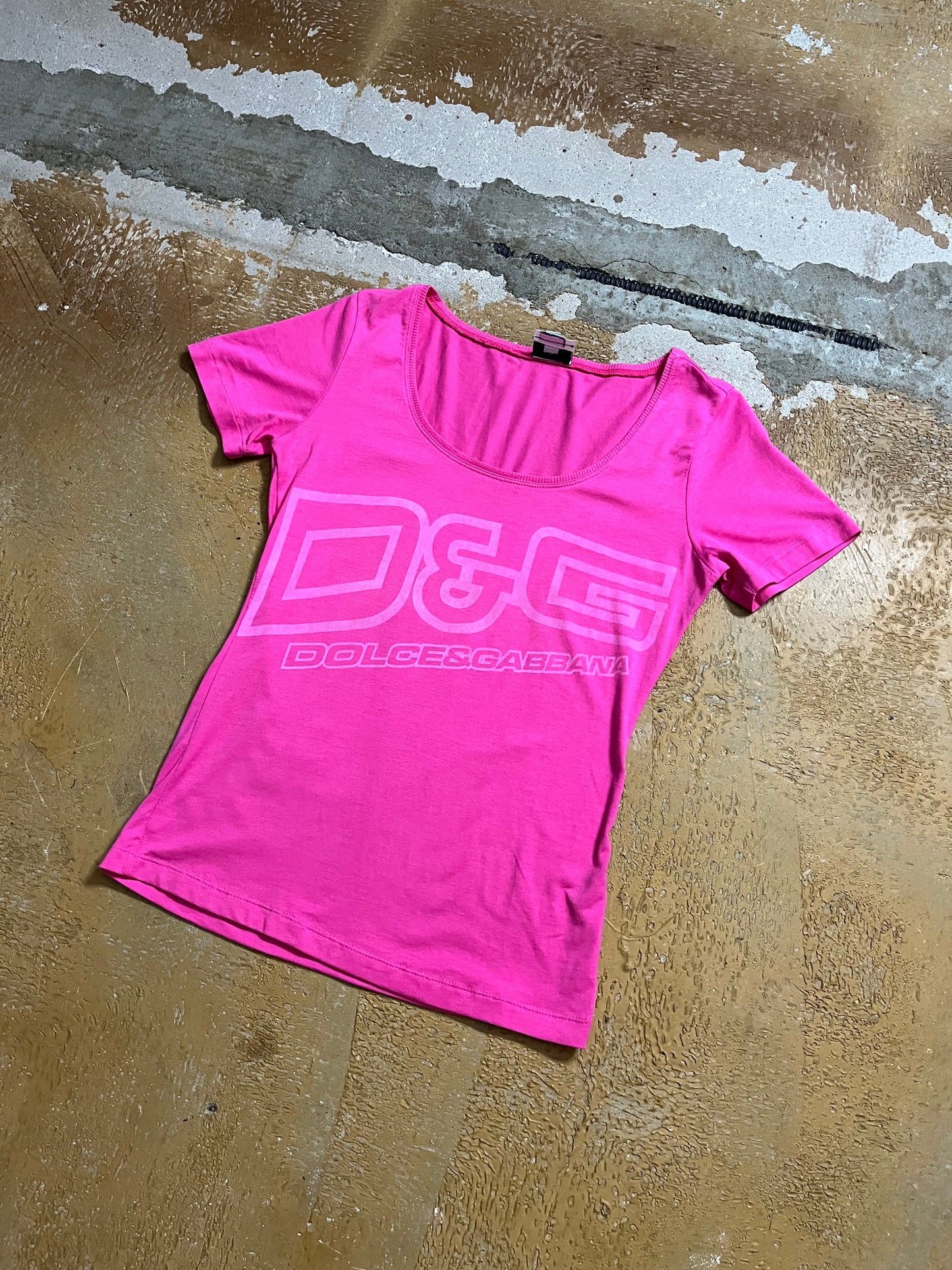 Dolce & Gabbana vintage pink top - M