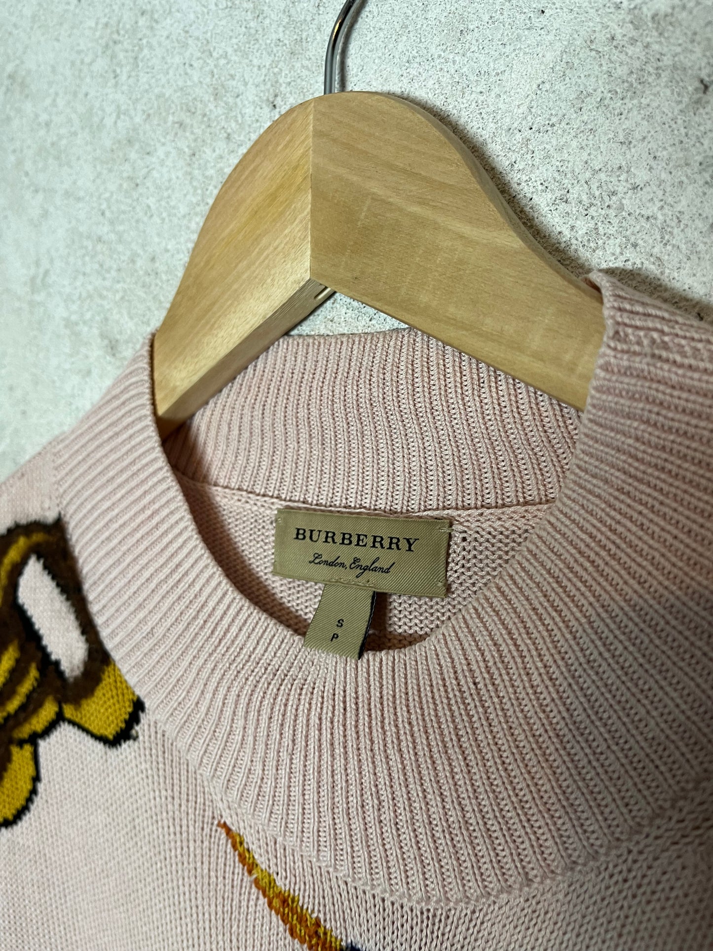 Burberry Duck Intarsia (€1.000 retail) sweater cashmere + cotton - S