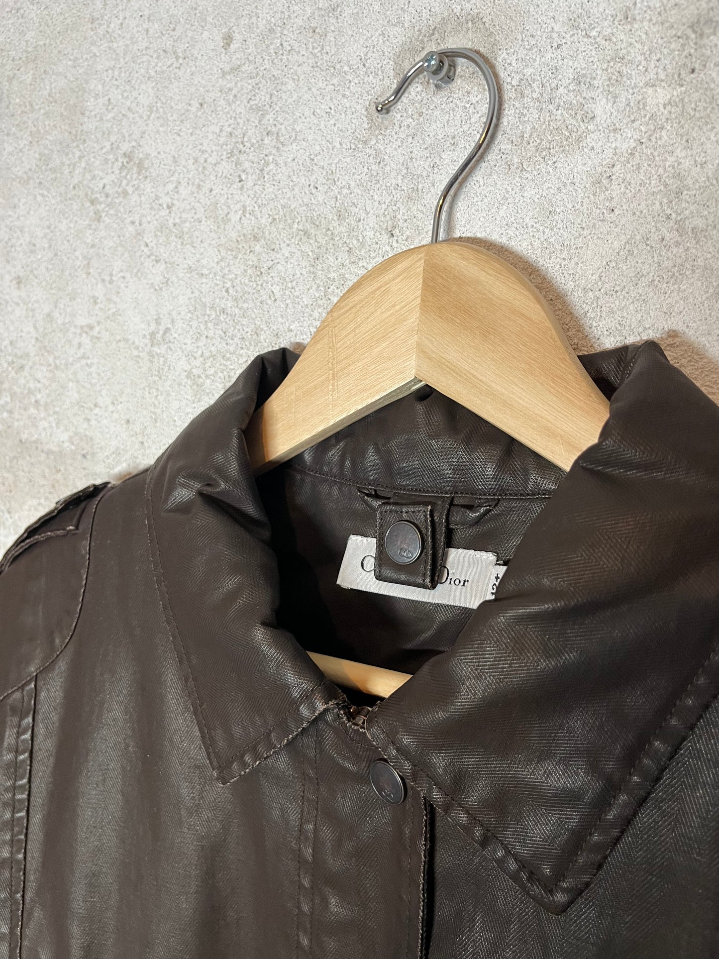 Christian Dior vintage waxed cotton jacket - S