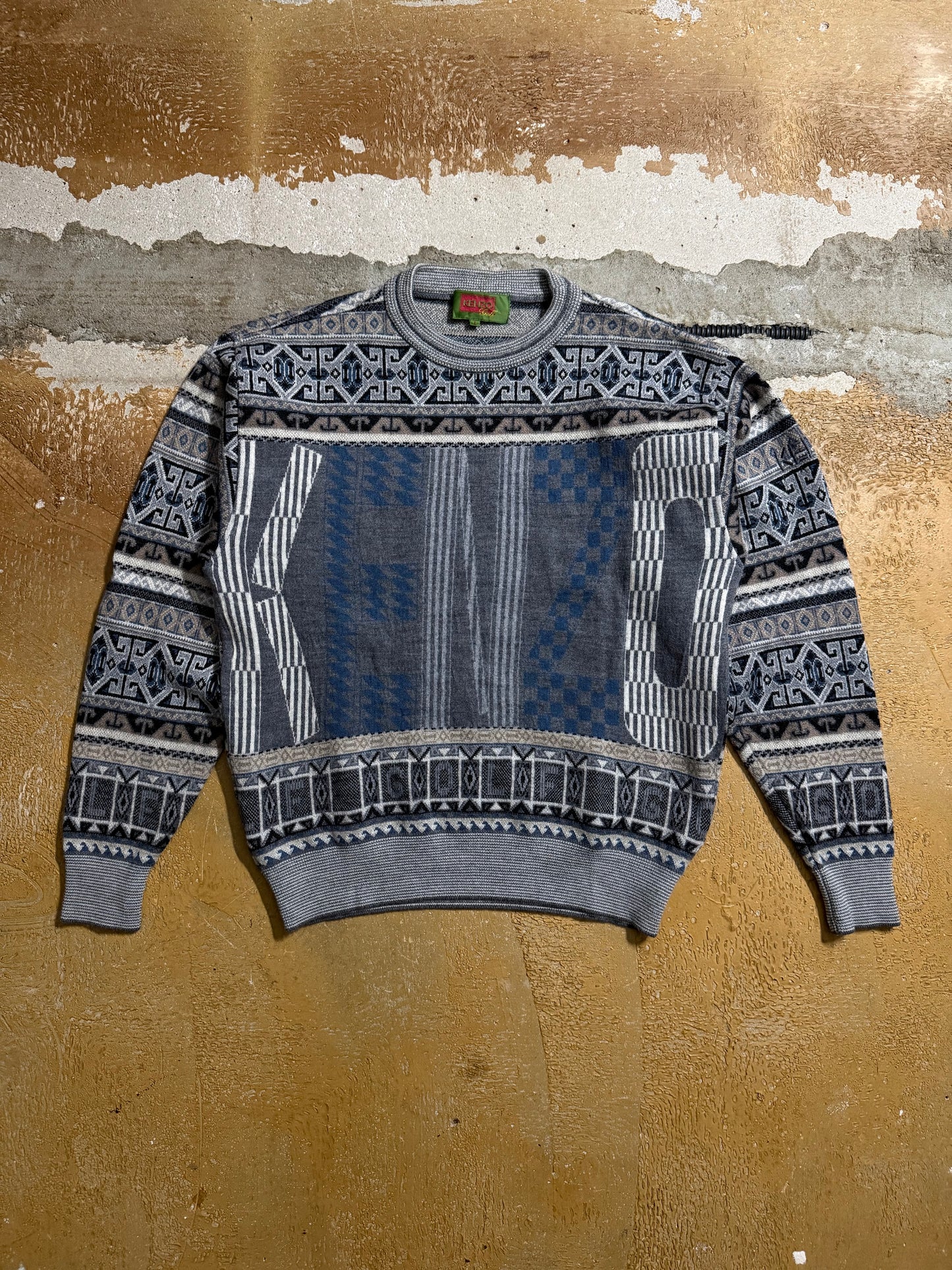 Kenzo Golf 100% wool knit sweater - XS