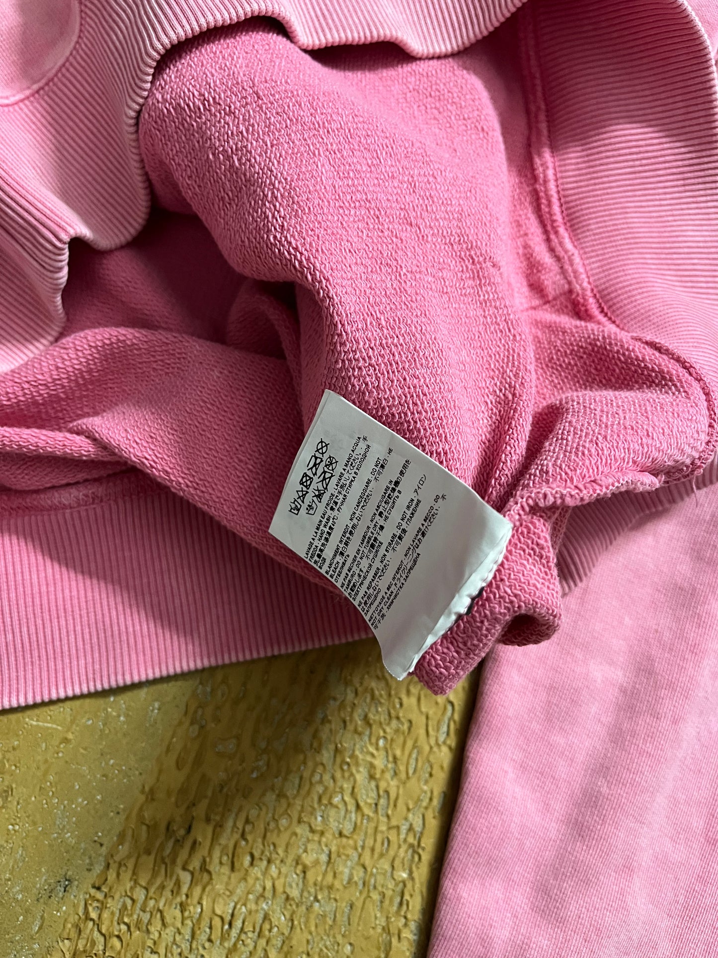 Saint Laurent Paris pink hoodie - L