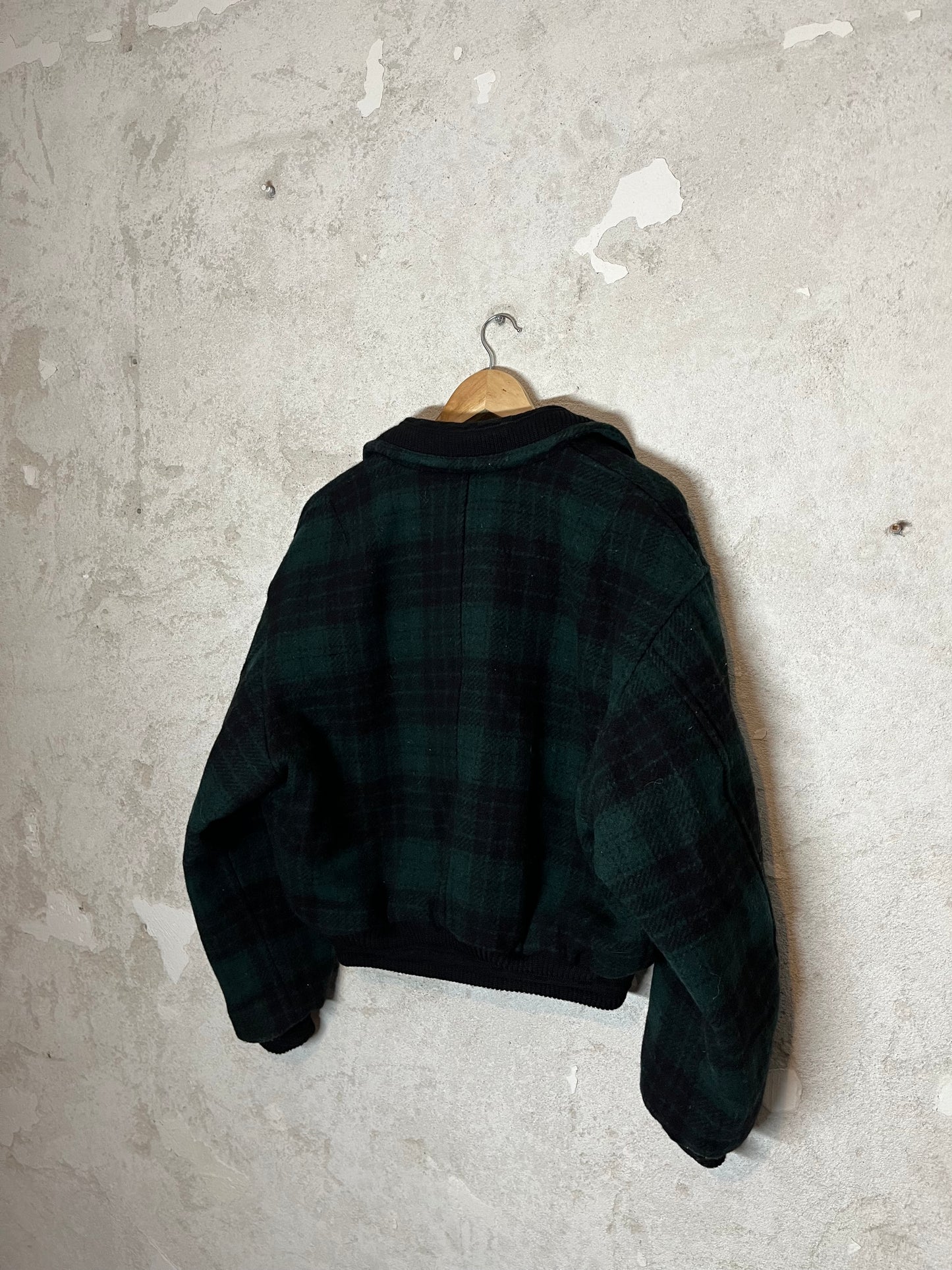 Valentino Wool checkered felt jacket - S