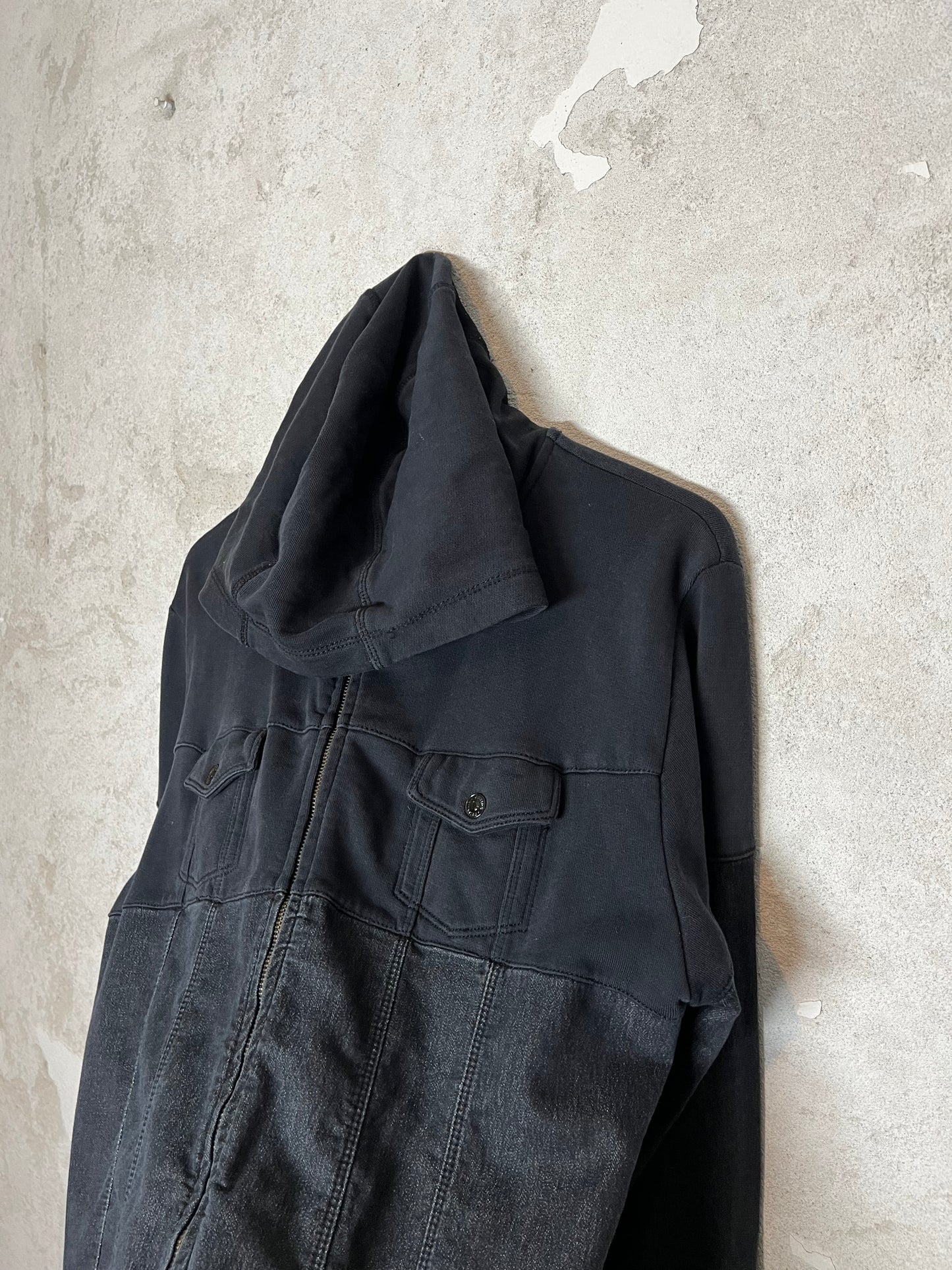 Jean Paul Gaultier denim hooded jacket 