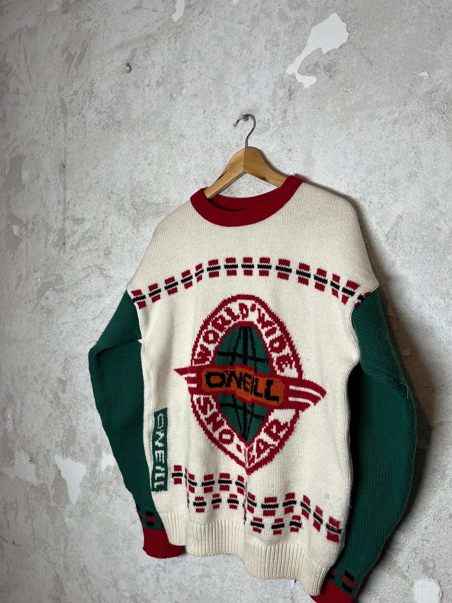 O’neill vintage 90s heavy knit retro sweater - M