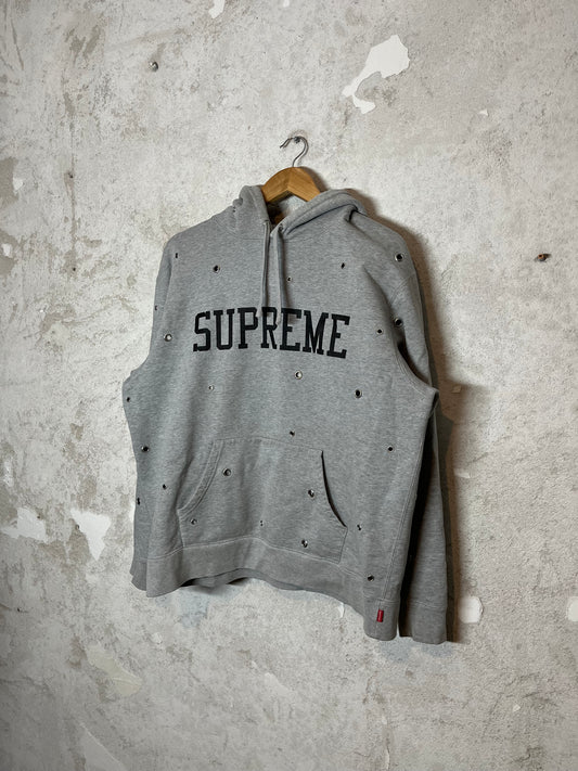 Supreme SS20 Eyelet hoodie - M