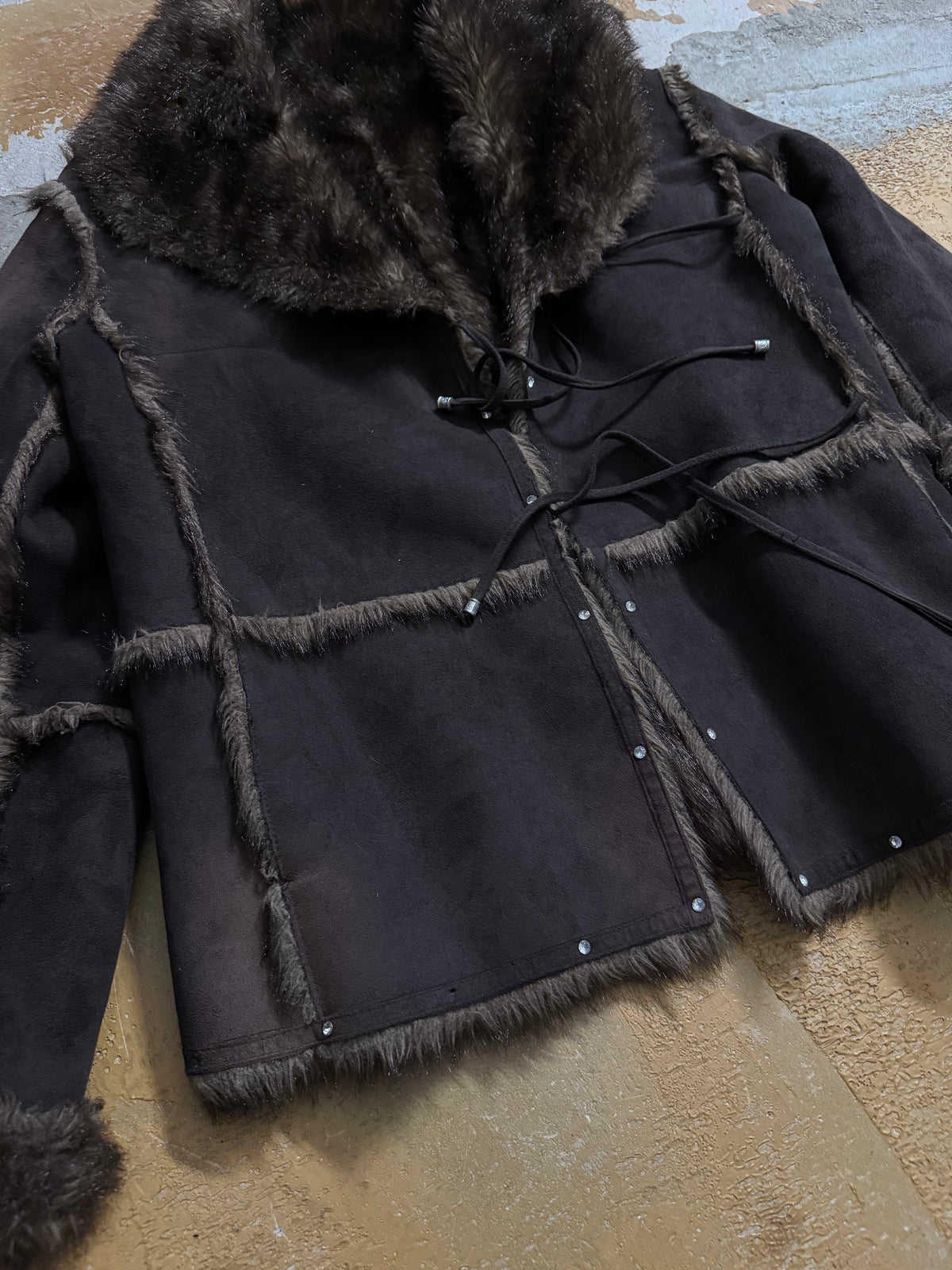 Balmain vintage fur jacket - M