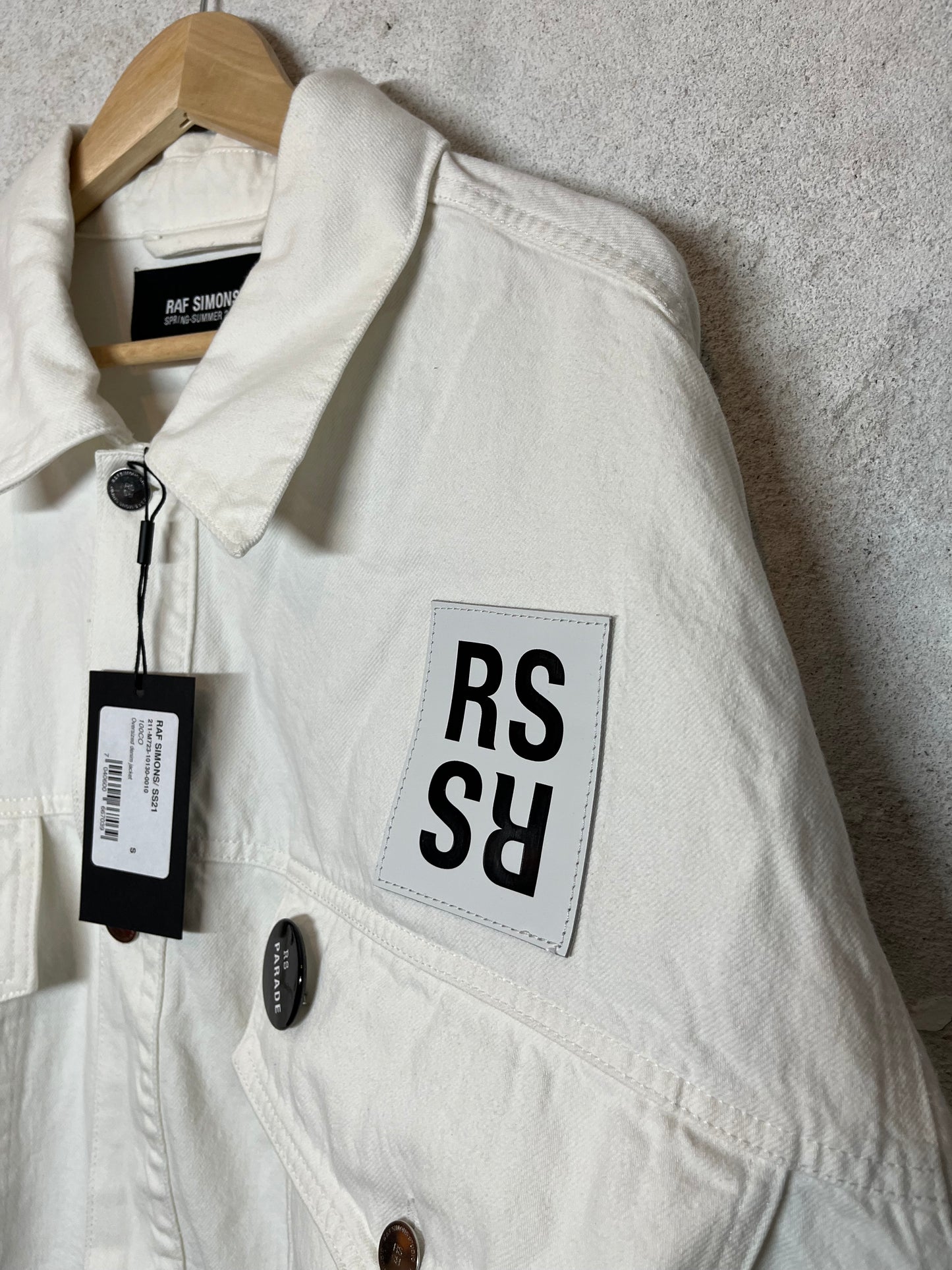 Raf Simons Monolith City Garden Riot SS'21 denim jacket