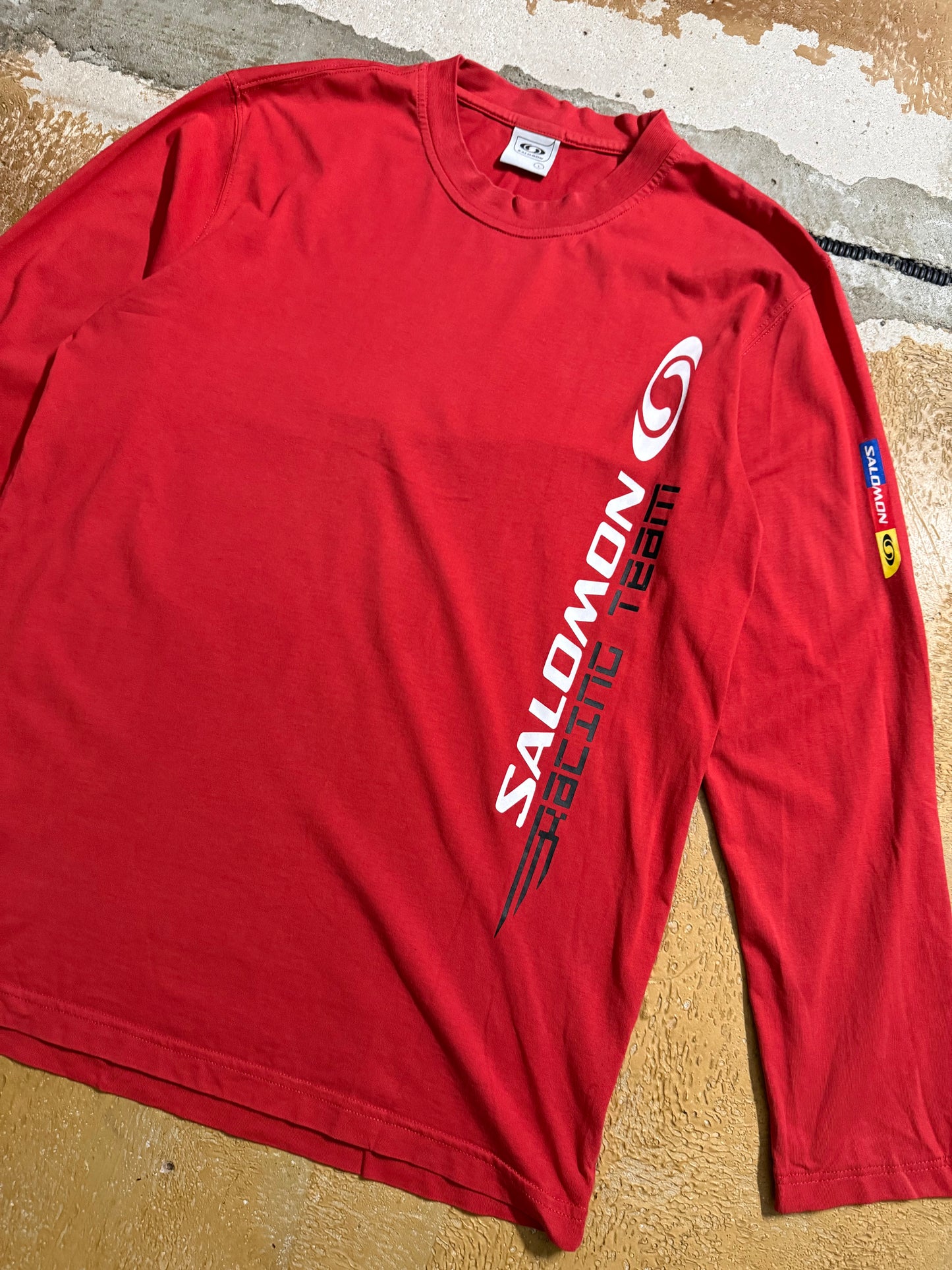 Salomon vintage rare longsleeve shirt - L