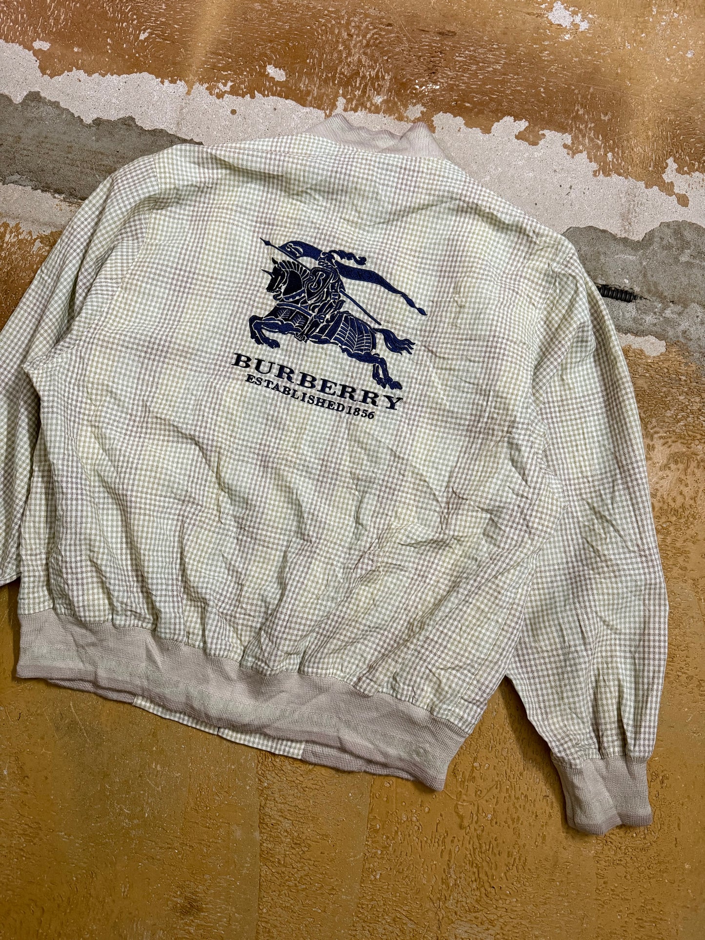 Burberry vintage prorsum embroidered harrington jacket - S