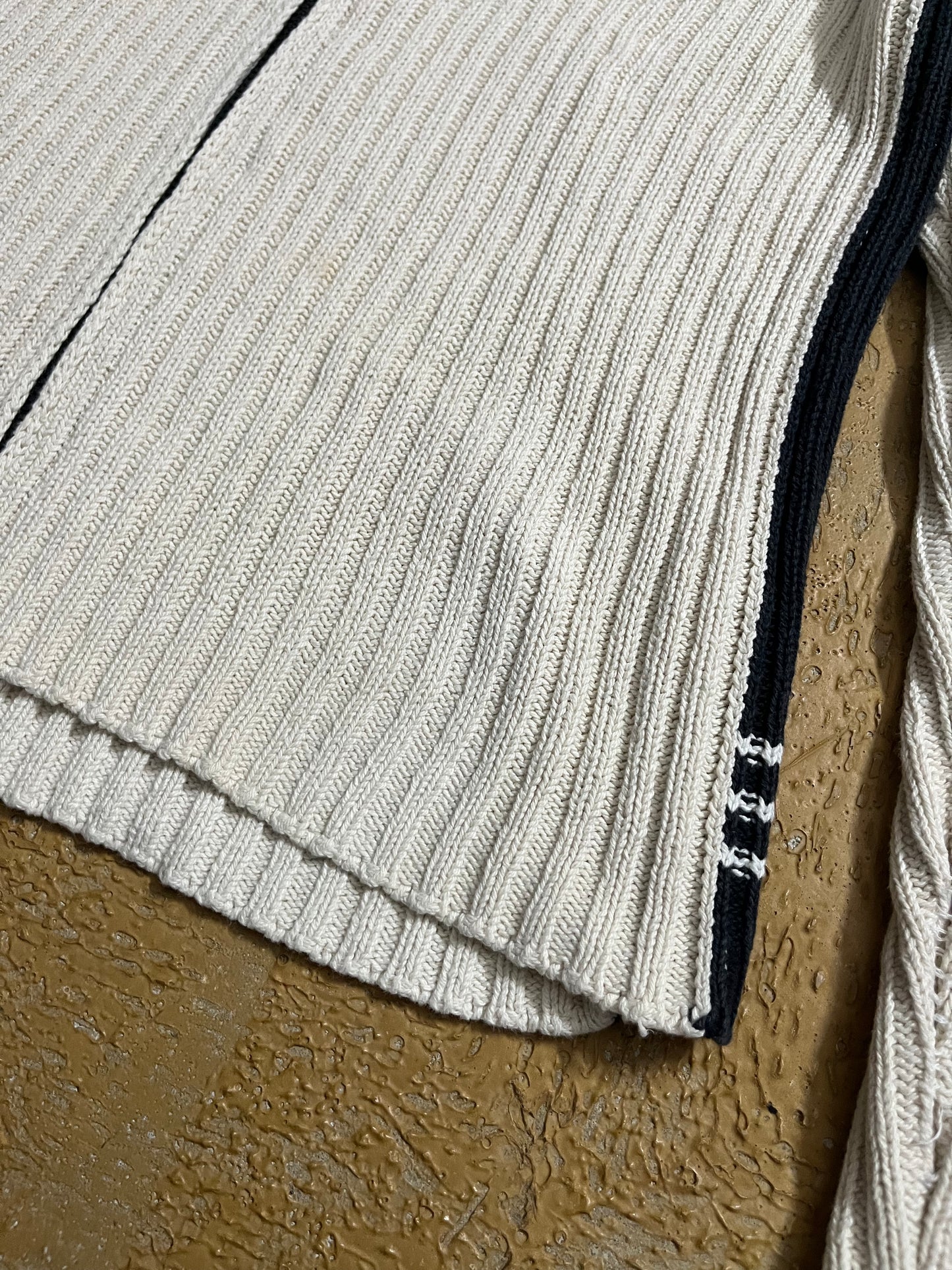 Stone Island white knit sweater - M