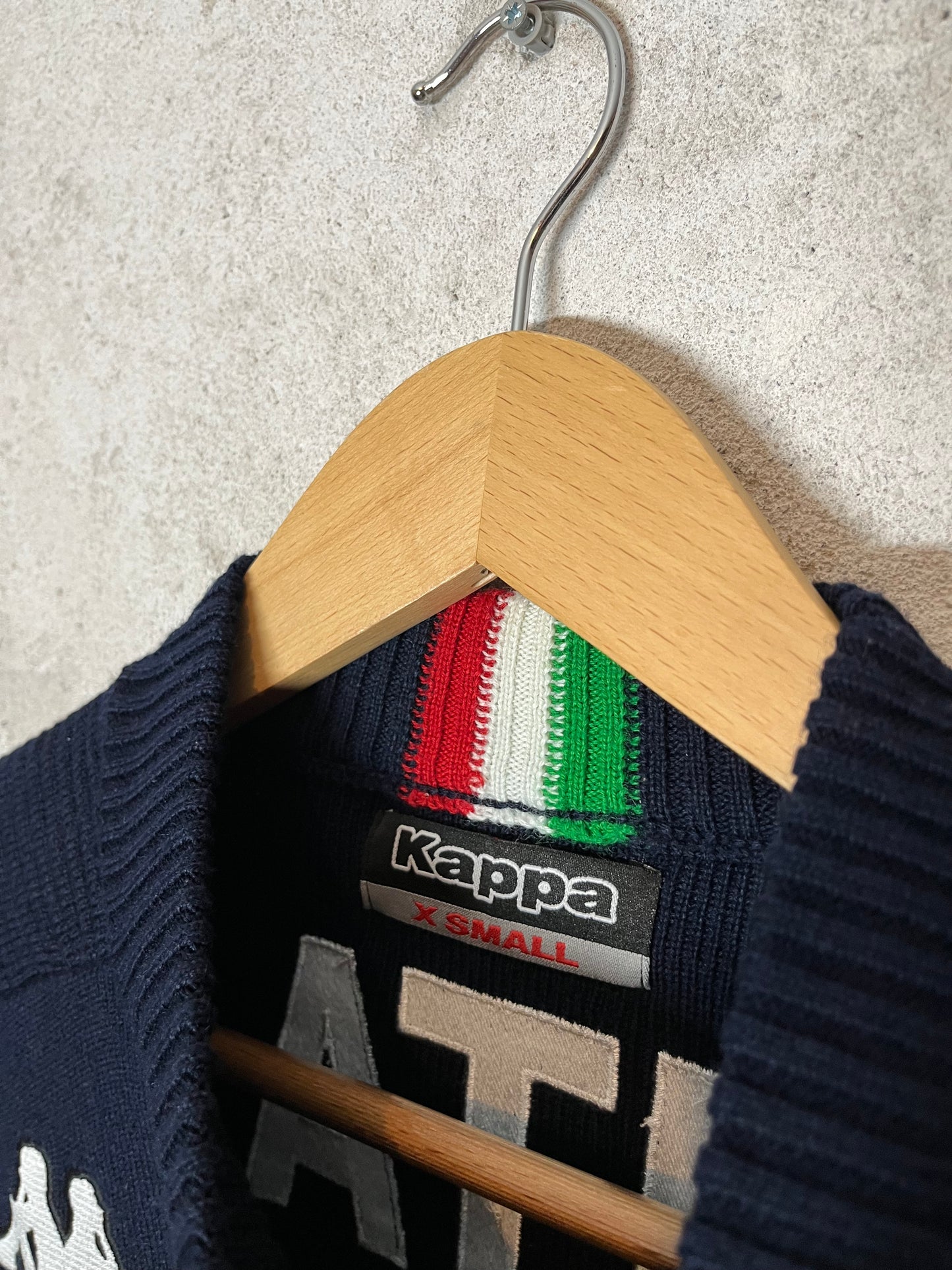 Kappa vintage heavy knit Italia Audi sweater - XS