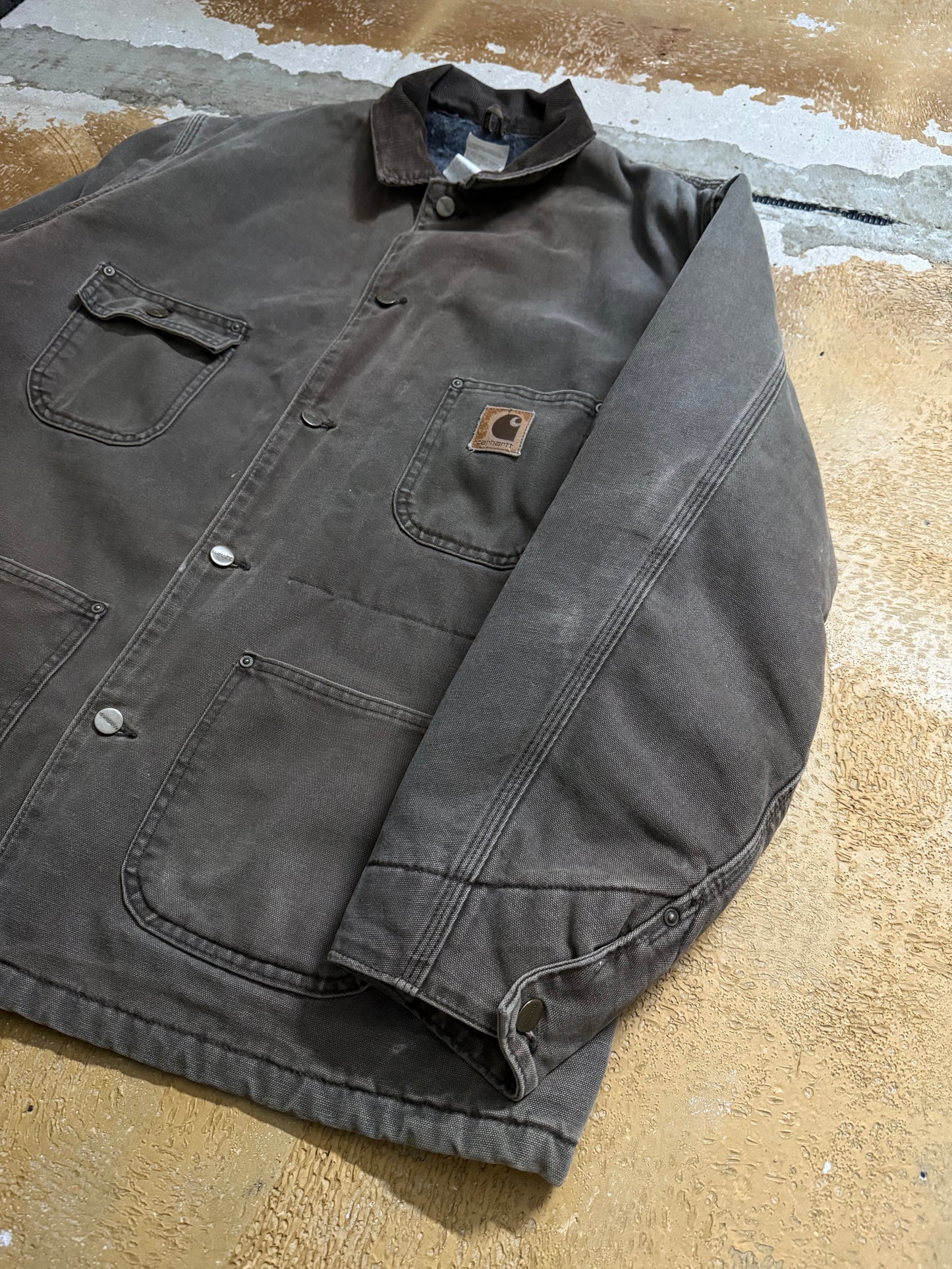 Carhartt CO2CHT vintage blanket lined chore jacket - XL