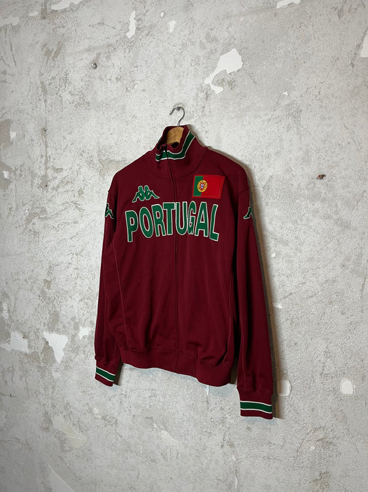 Kappa vintage Portugal zip-up sweater - L