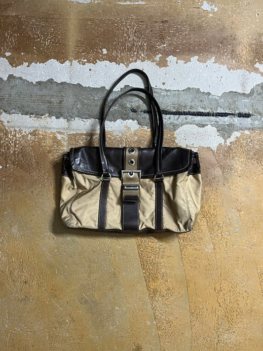 Prada Tessuto vintage brown bag