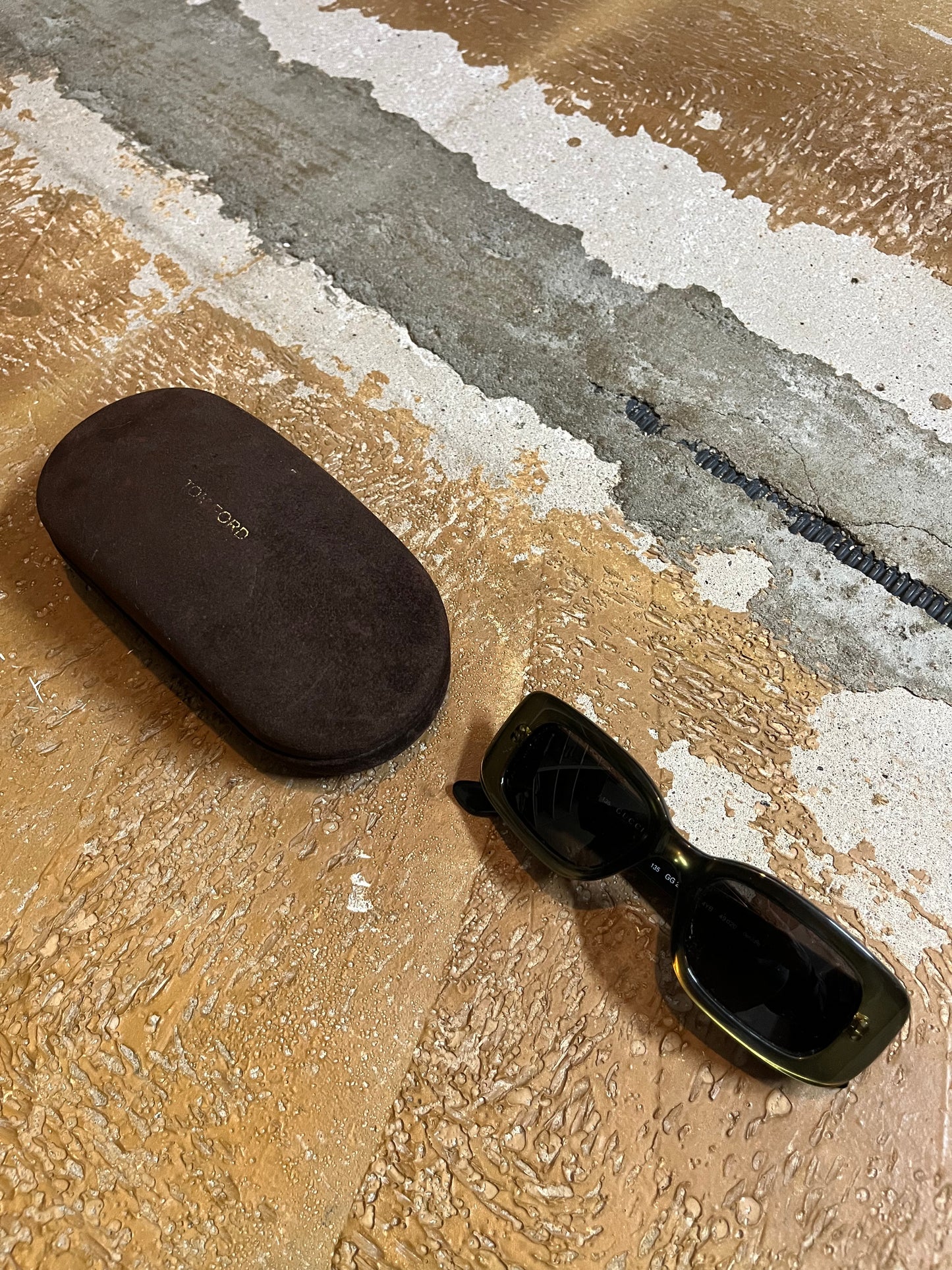 Gucci Green Vintage Sunglasses