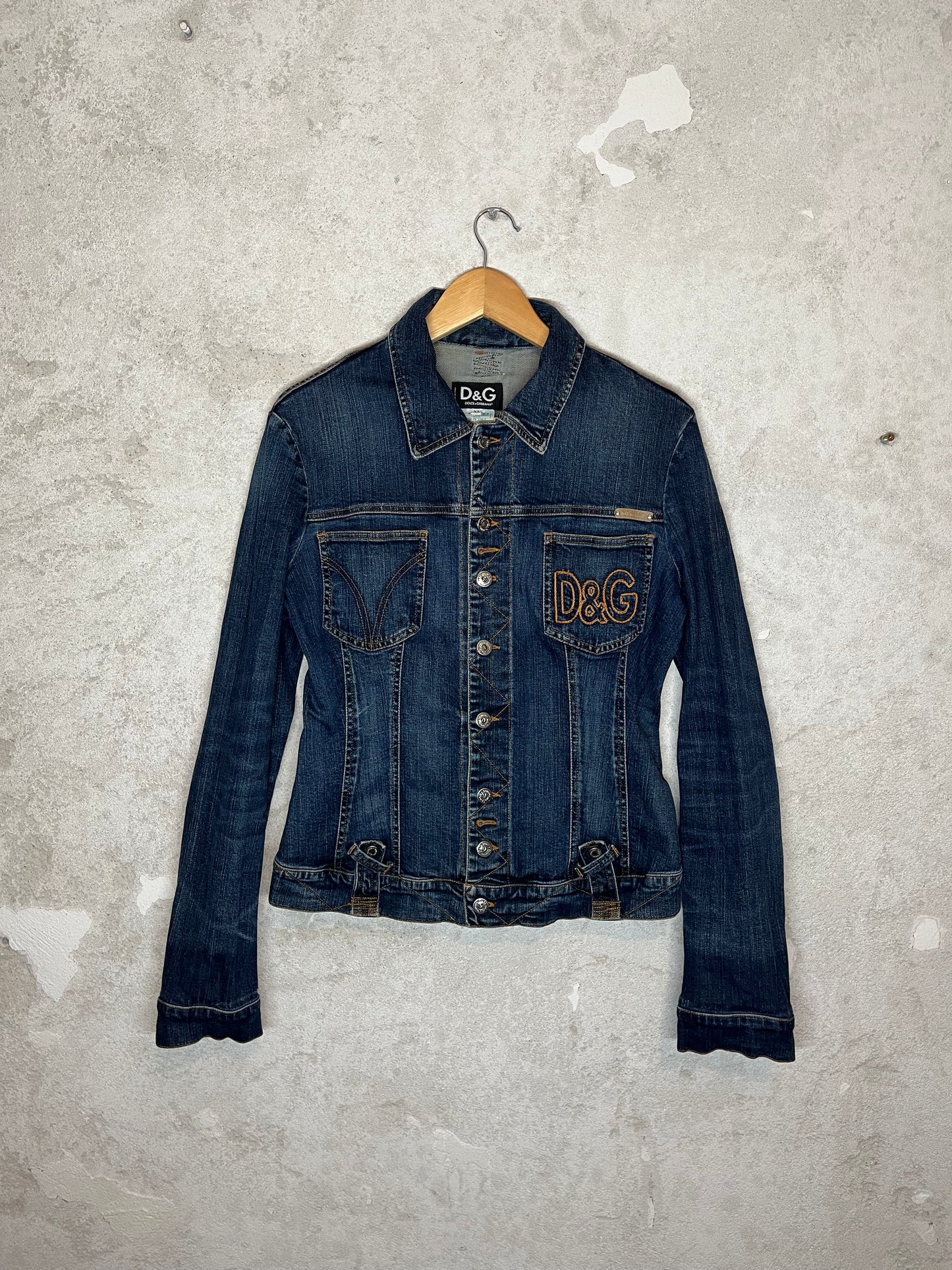 Dolce & Gabbana embroidered denim jacket - XL