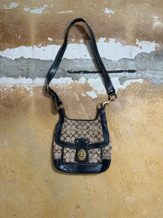 Coach vintage monogram leather bag