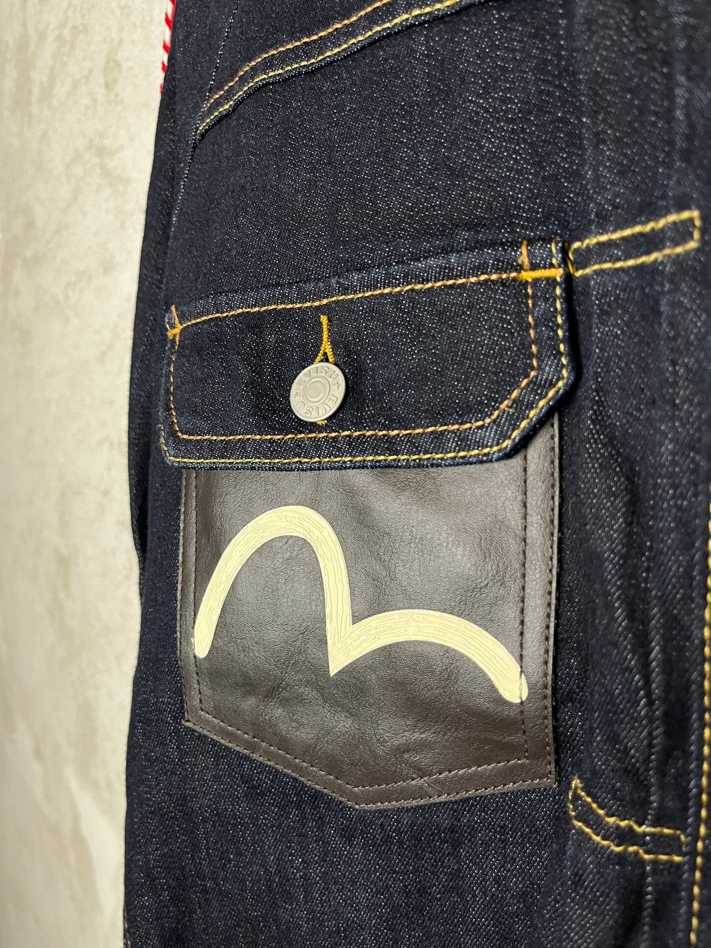 Evisu Japan vintage jeans jacket - M