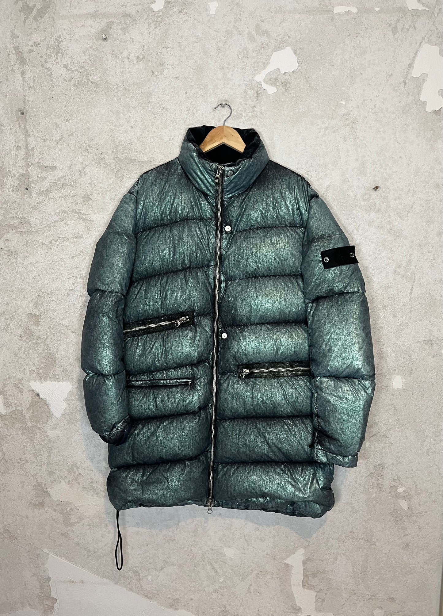 Stone Island Shadow Project Metallic Mist Puffer jacket - XL