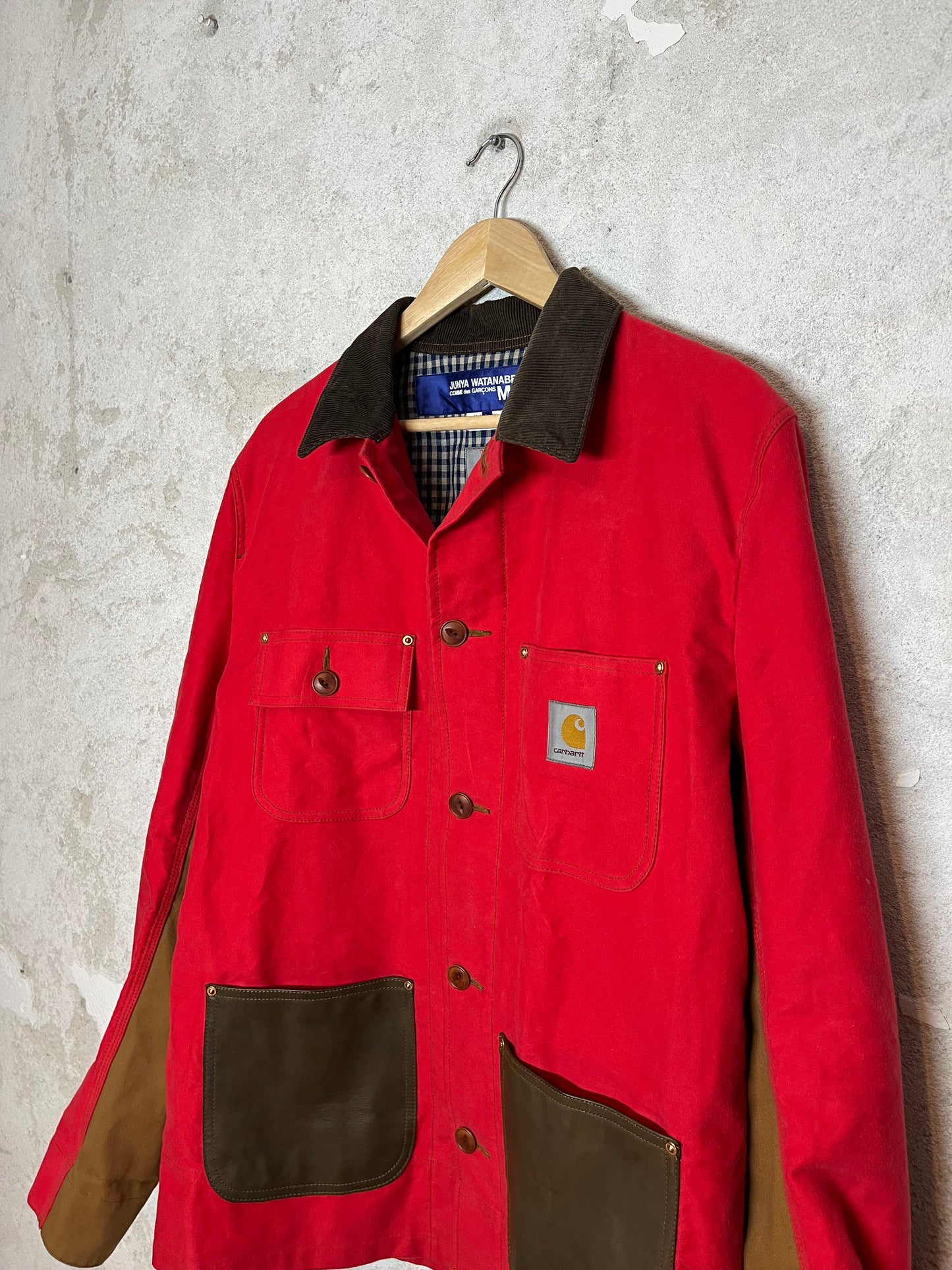 Junya Watanabe x Carhartt red worker canvas jacket - L