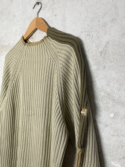 Vintage Quiksilver ribbed knit sweater - XL