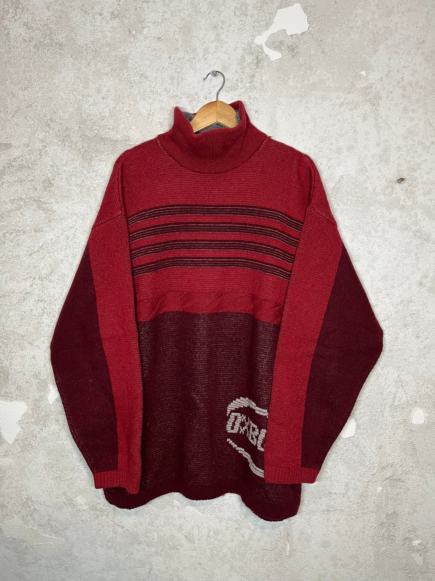 Oxbow ski snowboard heavy knit sweater - XL