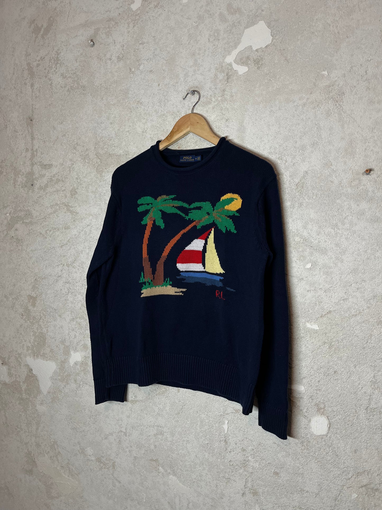 Ralph Lauren Polo Sport knit graphic sweater - M