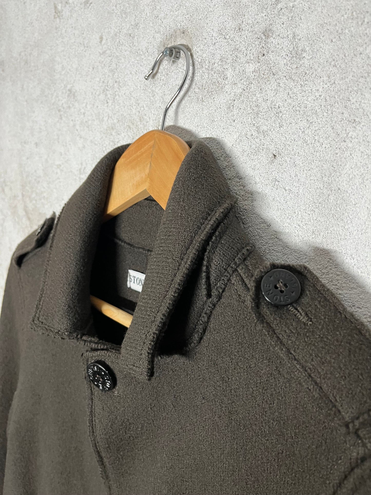 Stone Island vintage wool military jacket - S