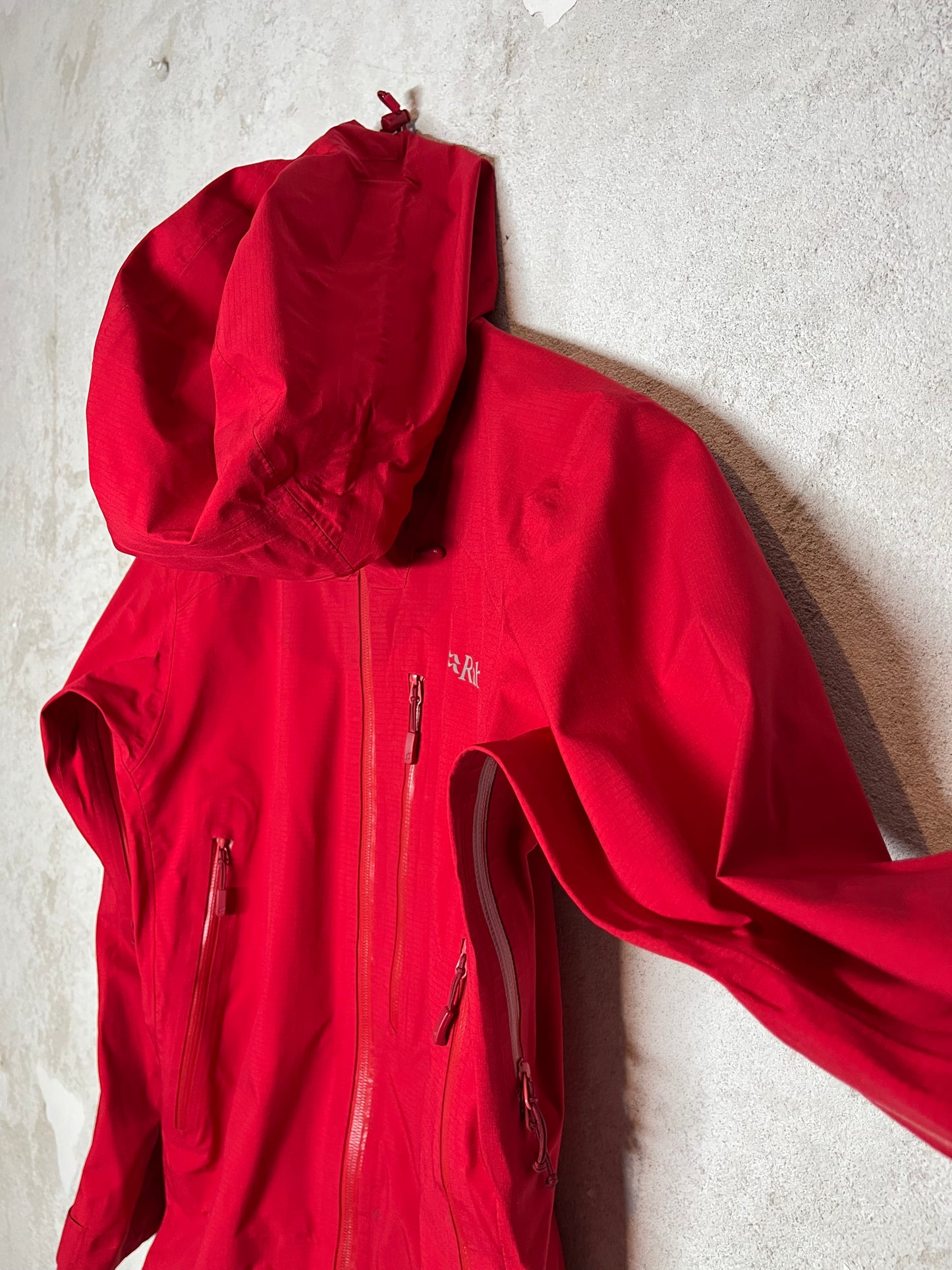 Rab raincoat jacket red - S