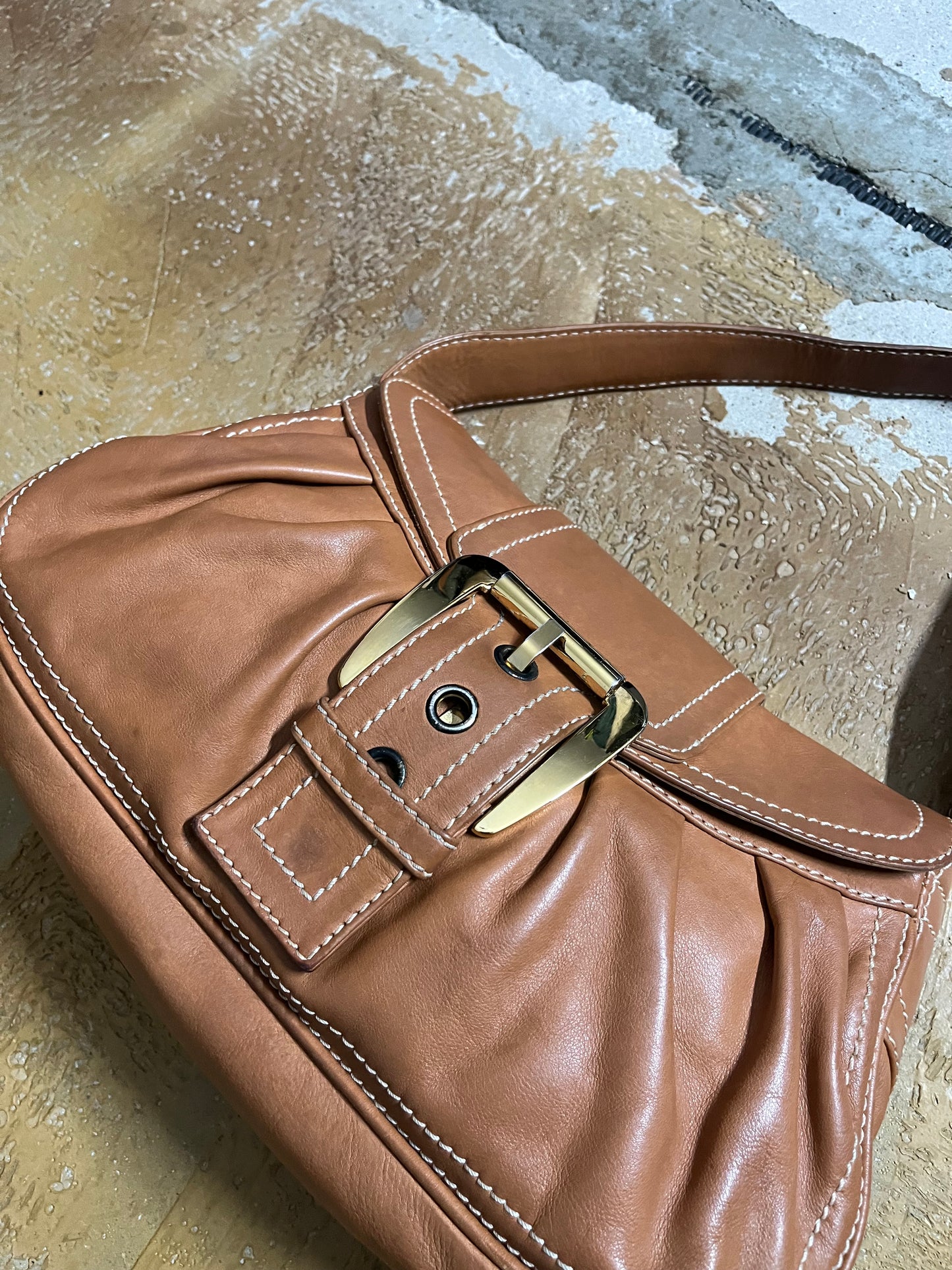 Celine tan leather bag + dustbag