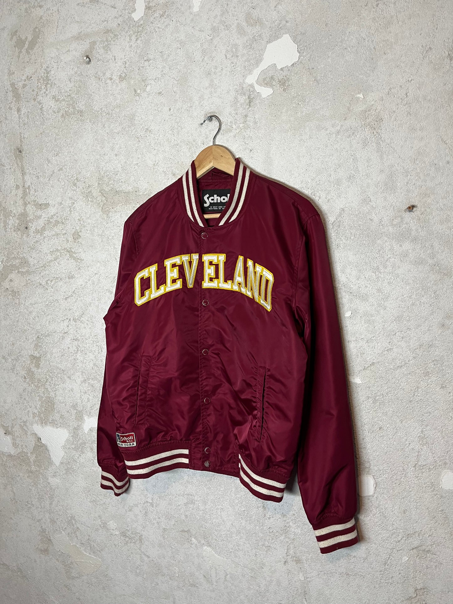 Schott NYC New York ''Cleveland'' bomber varsity jacket