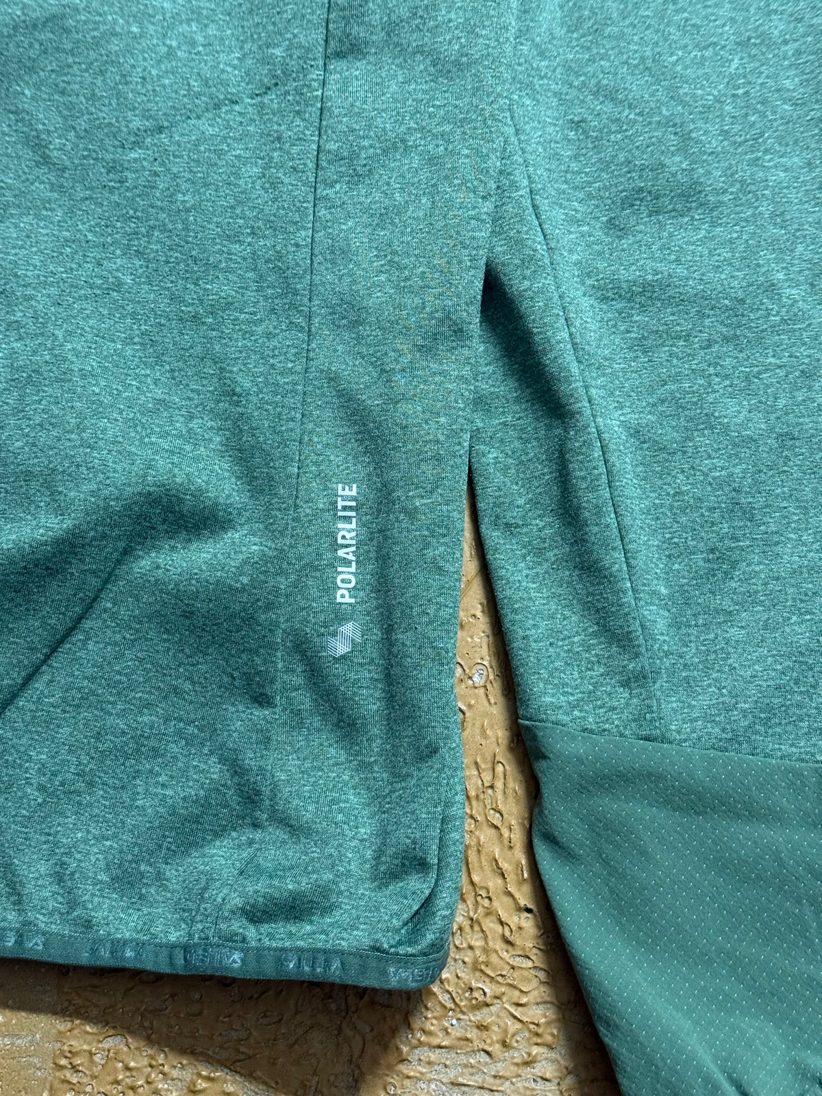 Salewa green fleece sweater - M