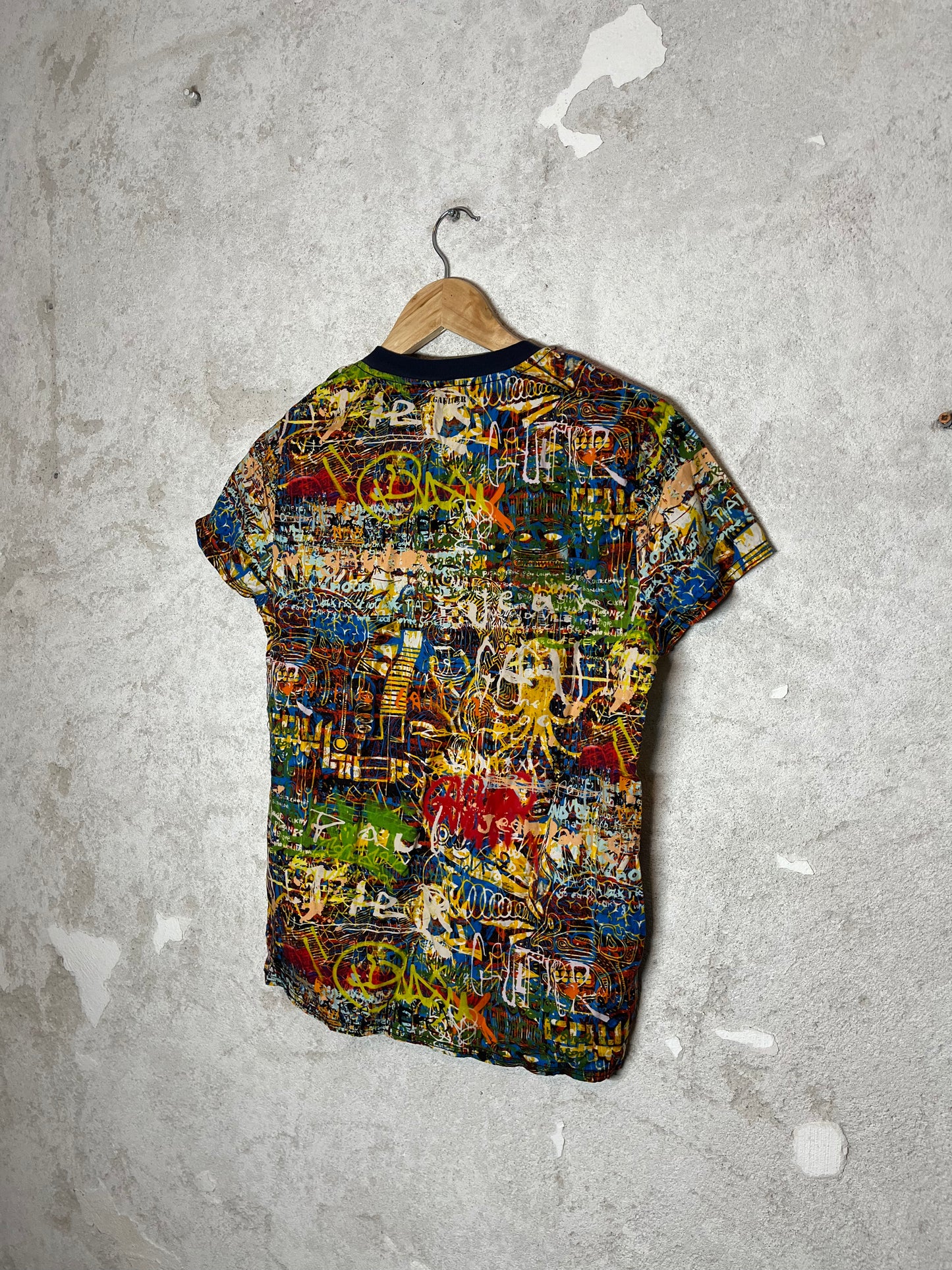 Jean Paul Gaultier multicolor drawing top