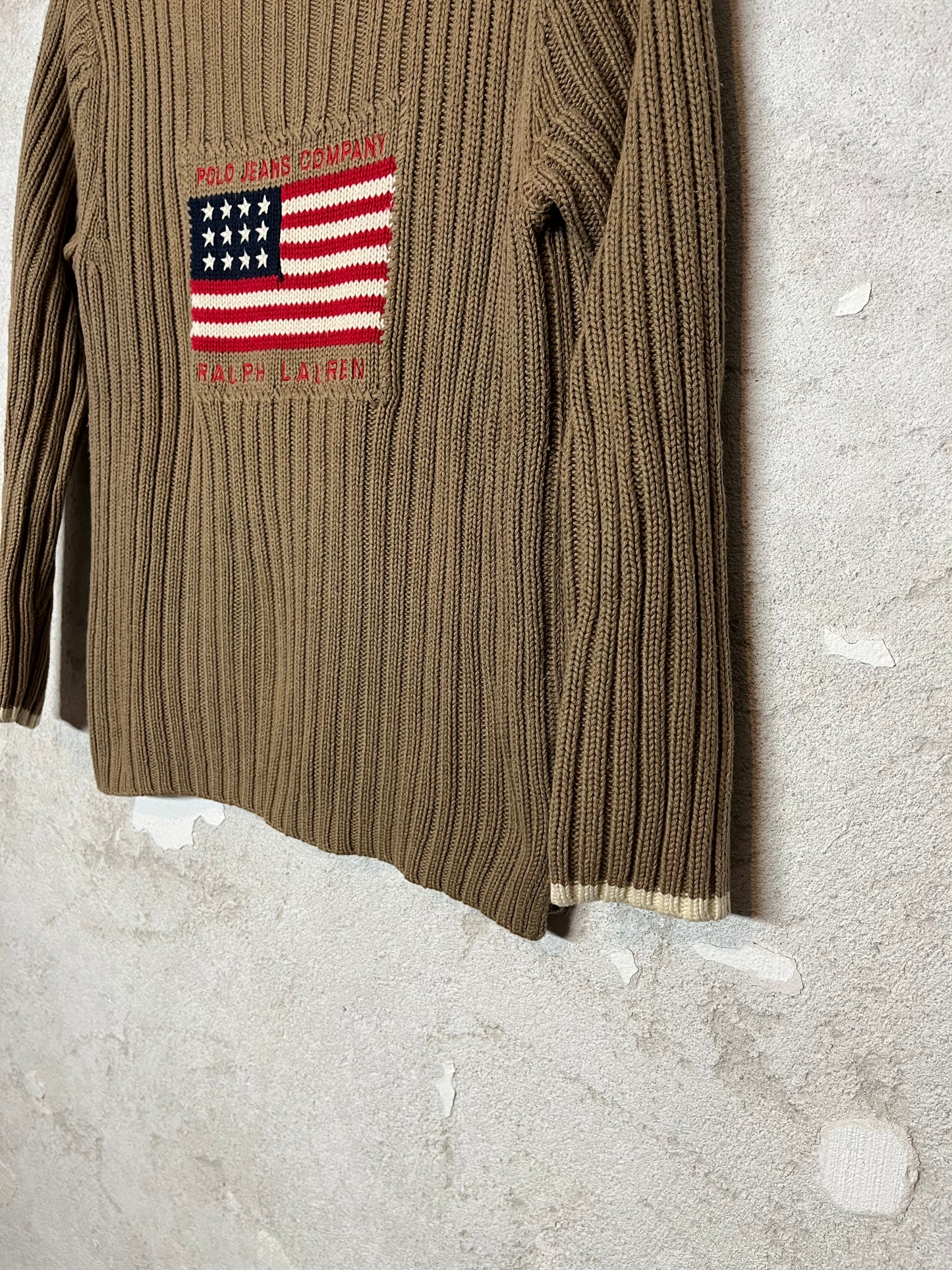 Ralph Lauren vintage USA flag sweater - M