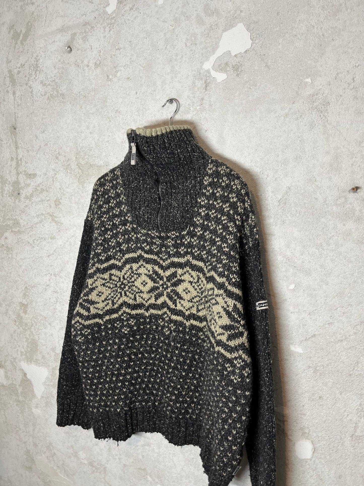 O'neill vintage retro 2000s y2k heavy knit ski snowboard sweater