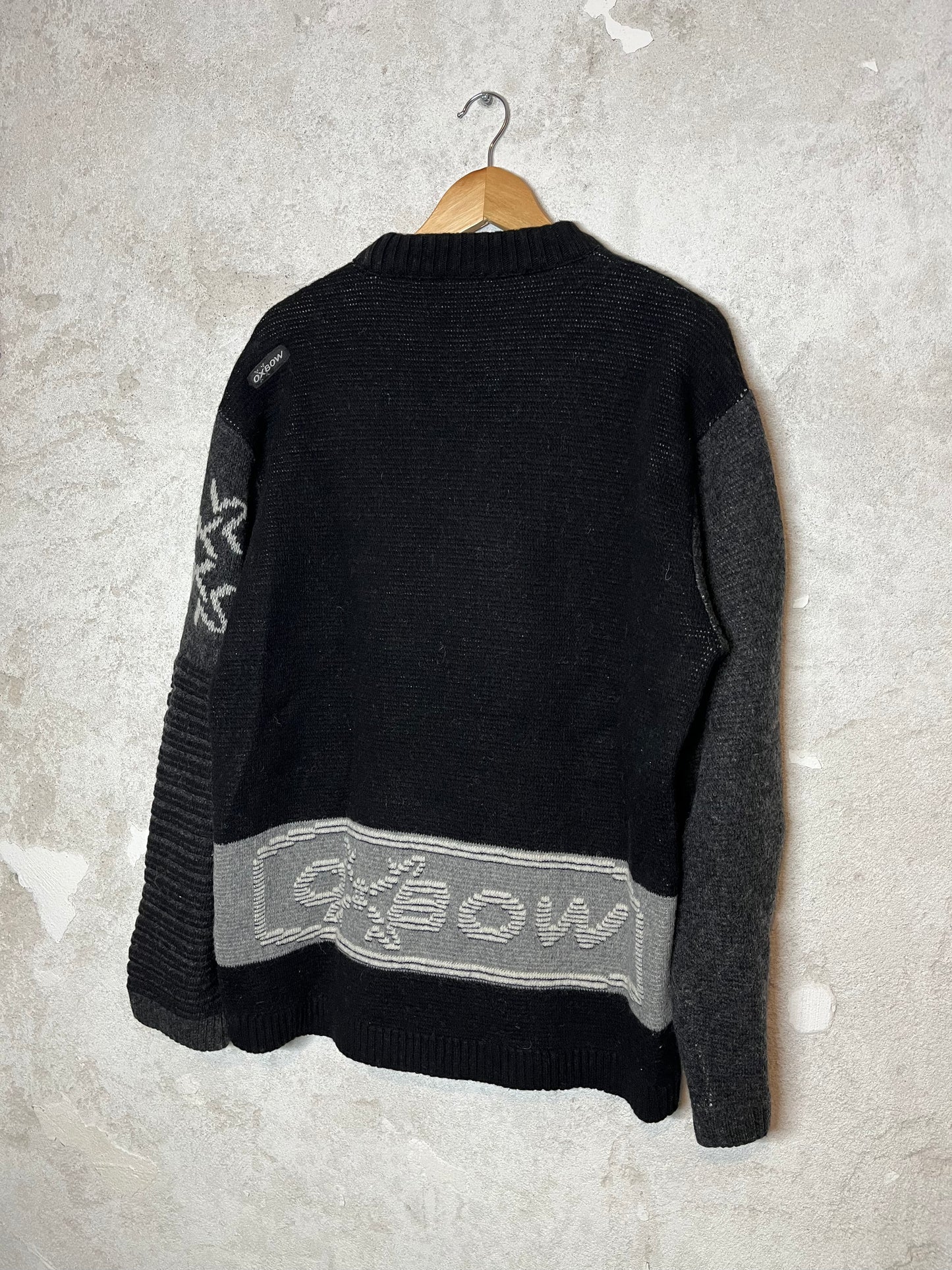 Oxbow heavy knit ski snowboard sweater - XL