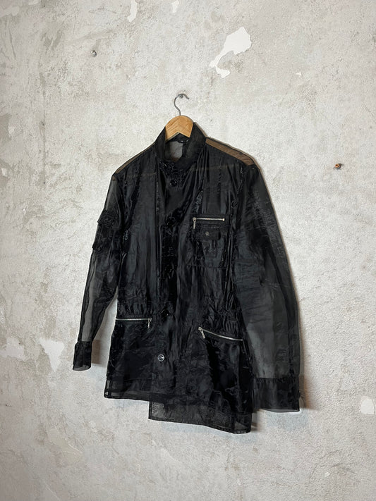 Jil Sander Mesh See-Through jacket - M