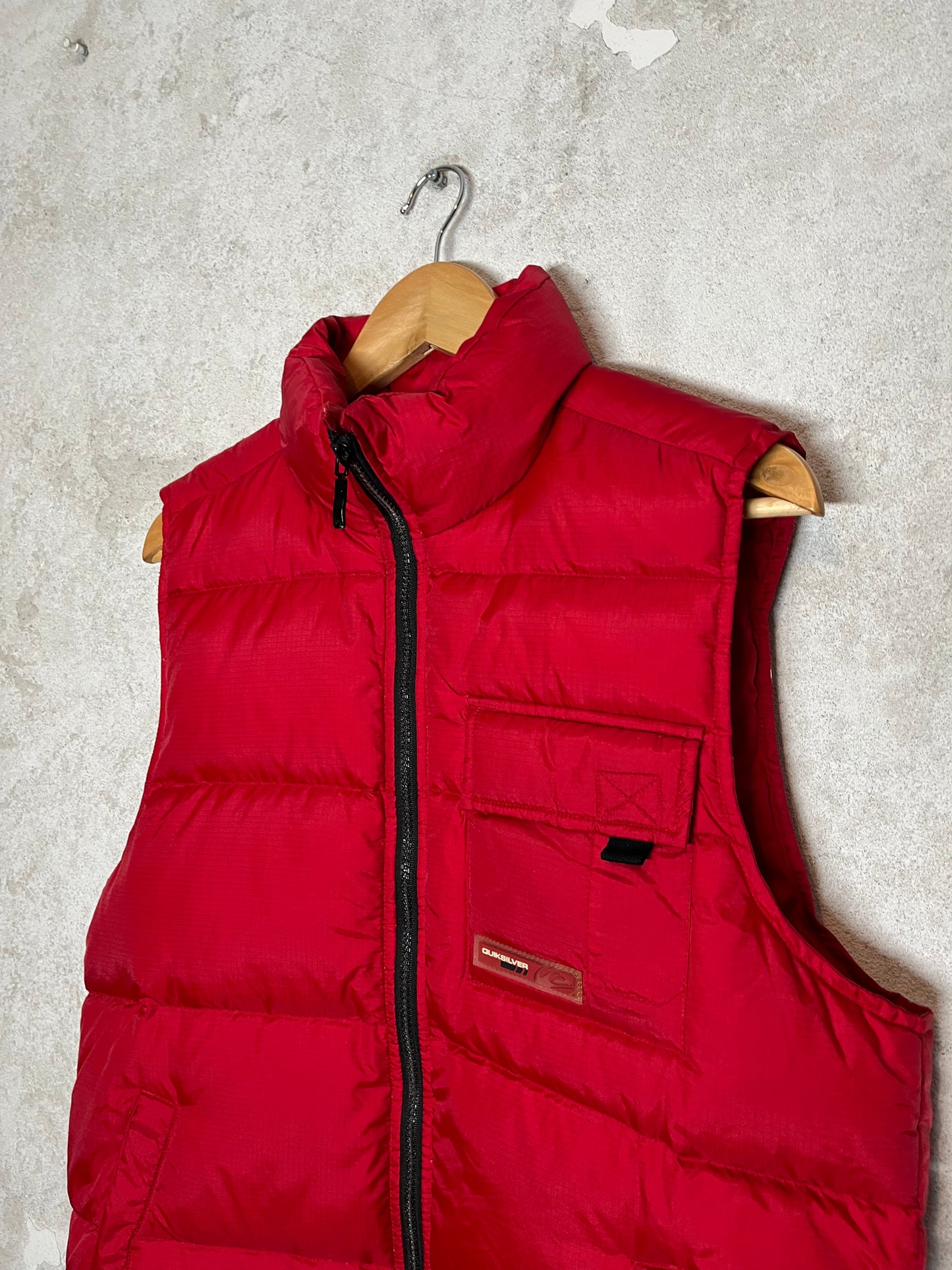 Quiksilver bodywarmer with logo application - S