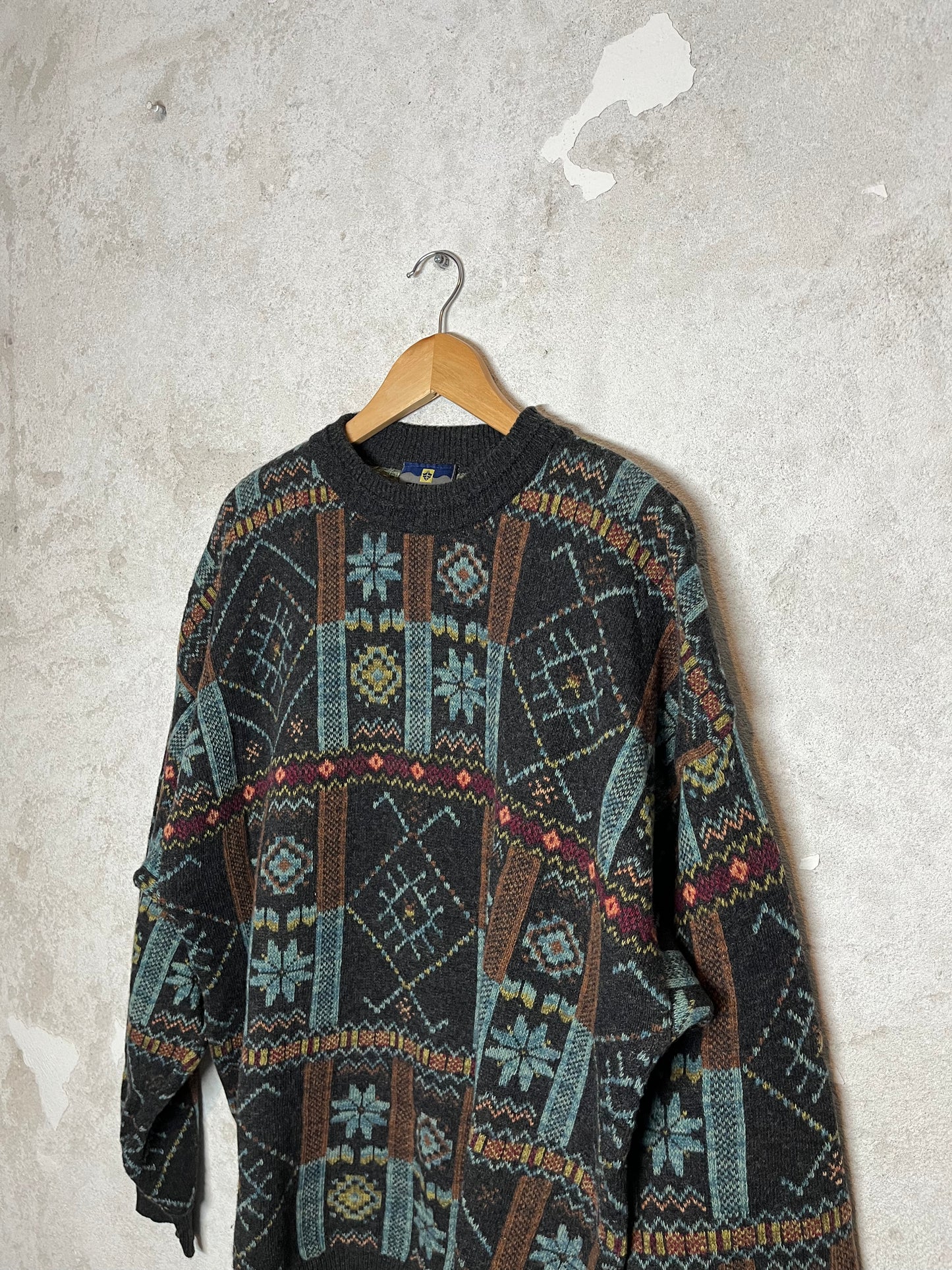 Fiume made in Italy vintage knit sweatshirt - XL