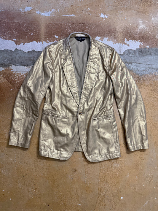 Comme des Garcons SS06 gold blazer jacket - M