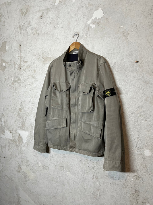 Stone Island multipocket field jacket special material - L